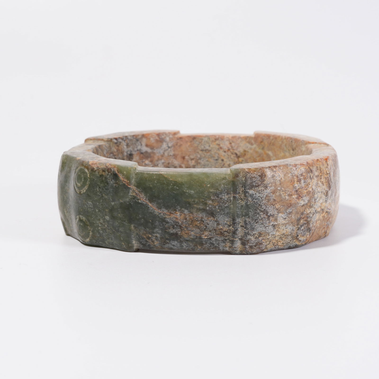 A ANCIENT JADE BANGLE - 3