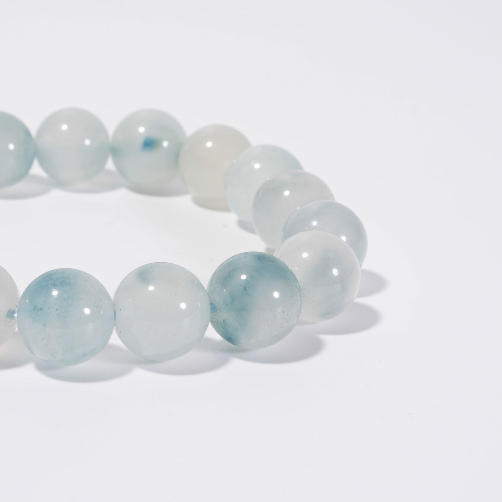 A AGATE BEAD BRACELET - 5