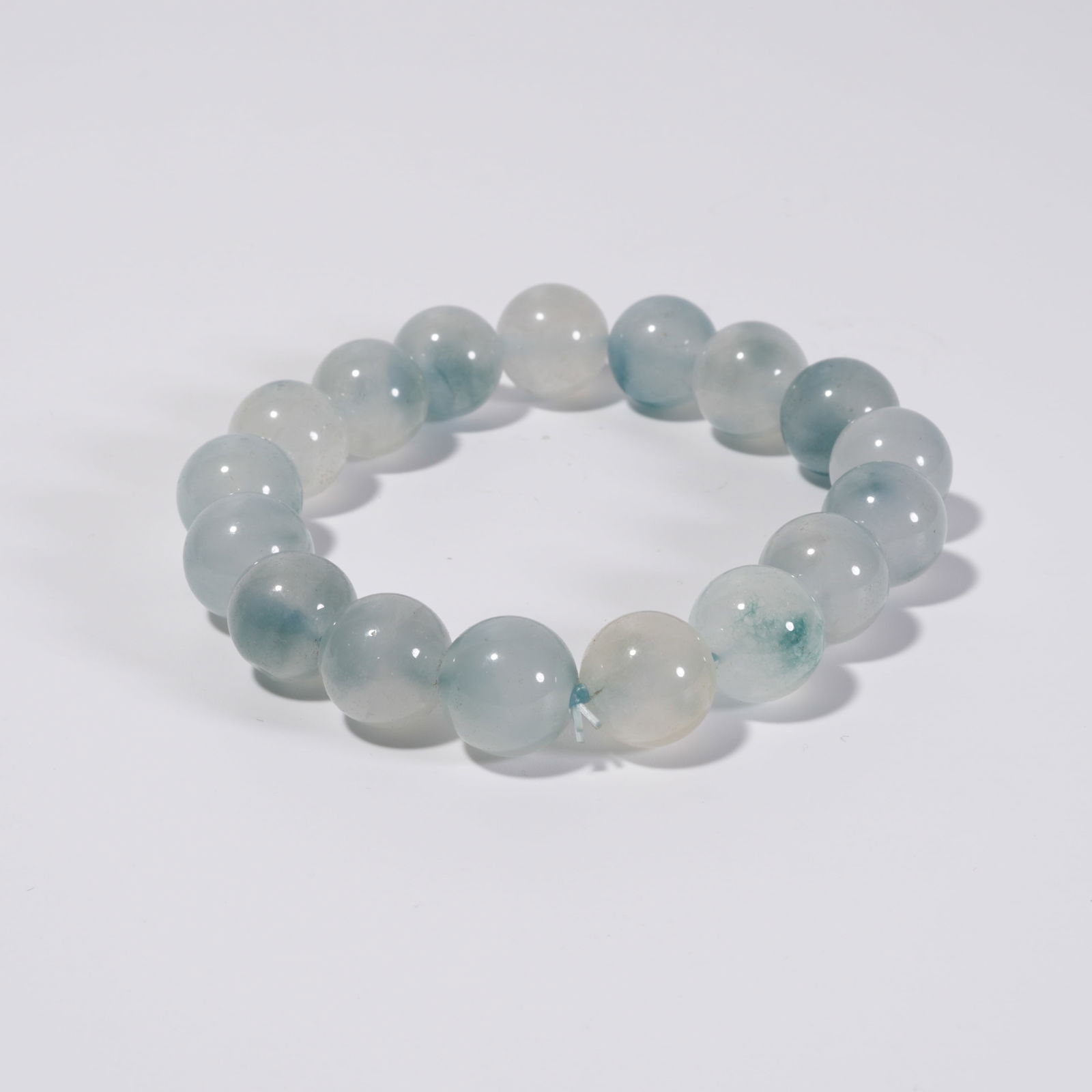 A AGATE BEAD BRACELET - 7