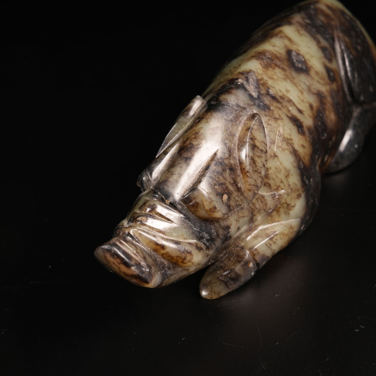 A ANCIENT JADE PIG - 8