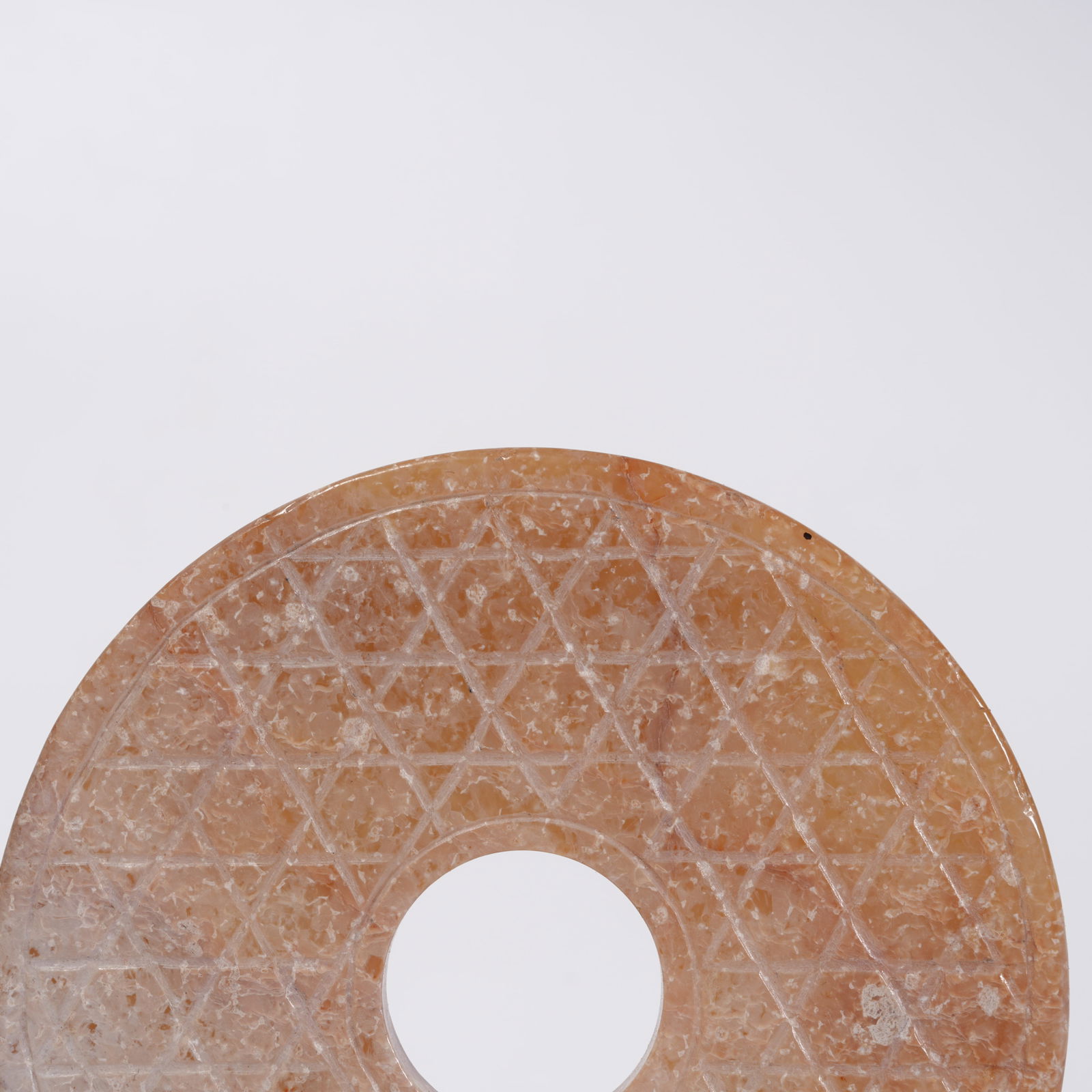A HETIAN JADE DISC - 2
