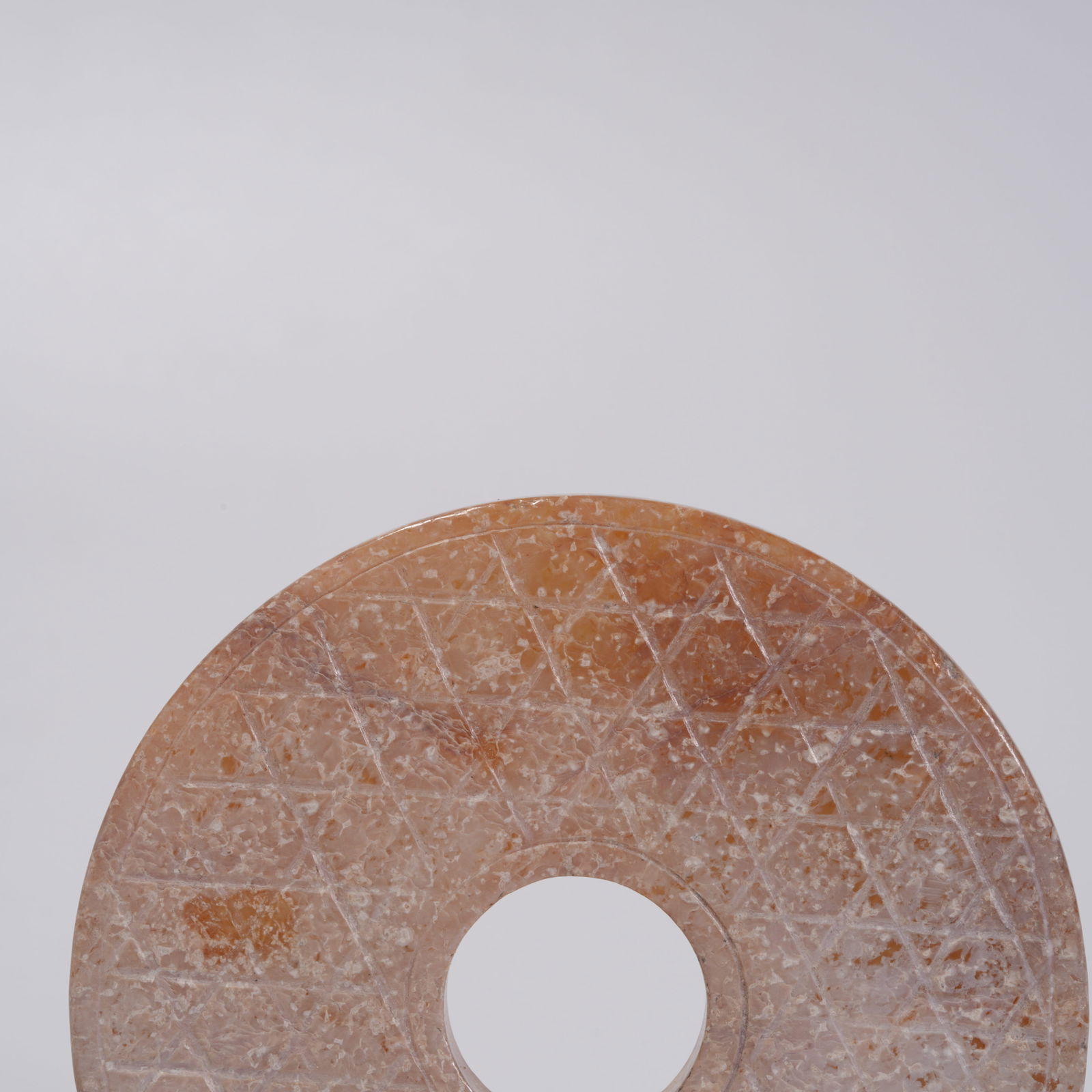 A HETIAN JADE DISC - 7