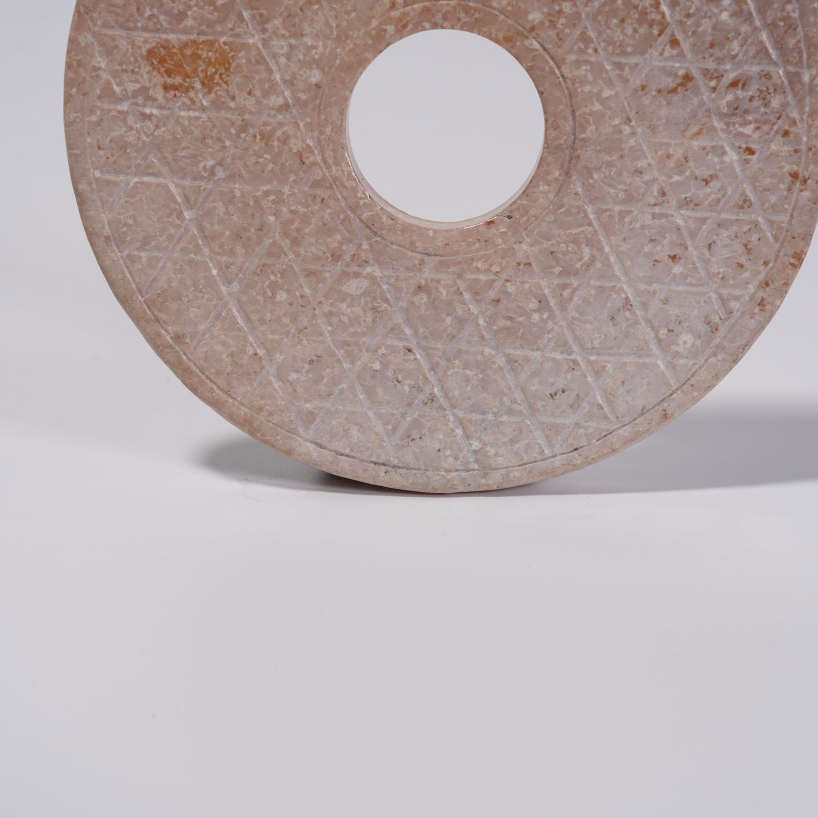 A HETIAN JADE DISC - 8