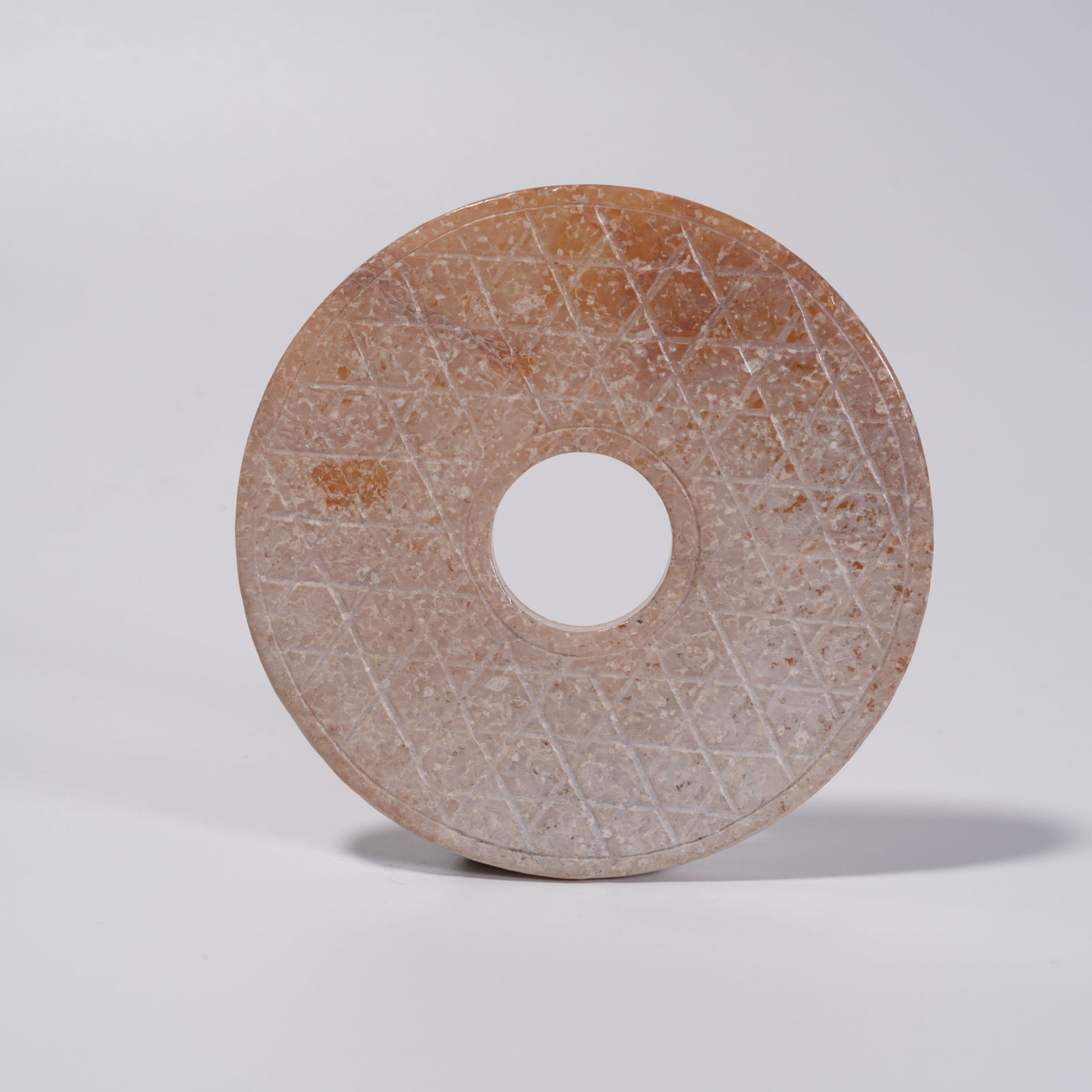 A HETIAN JADE DISC - 9