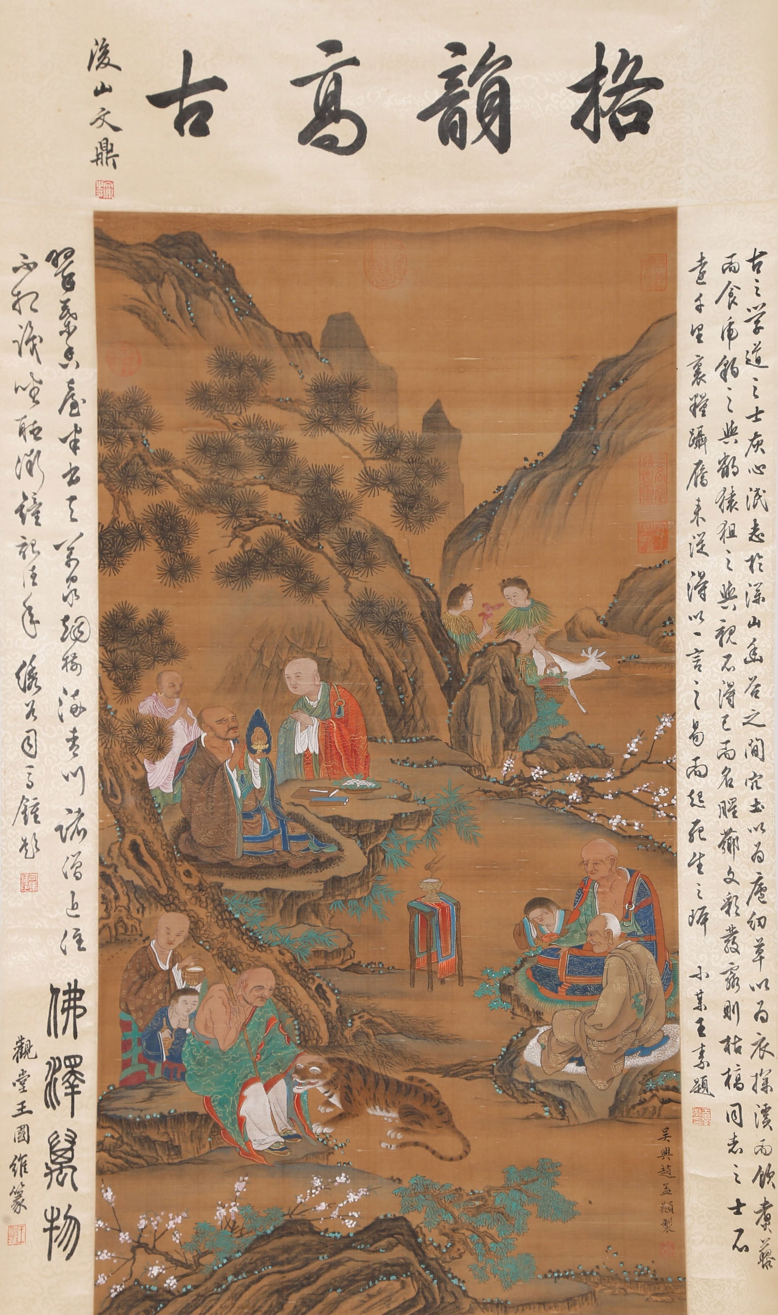 A LANDSCAPE PAINTING ON SILK BY ZHAO MENGFU.趙孟頫 (1 of 13)