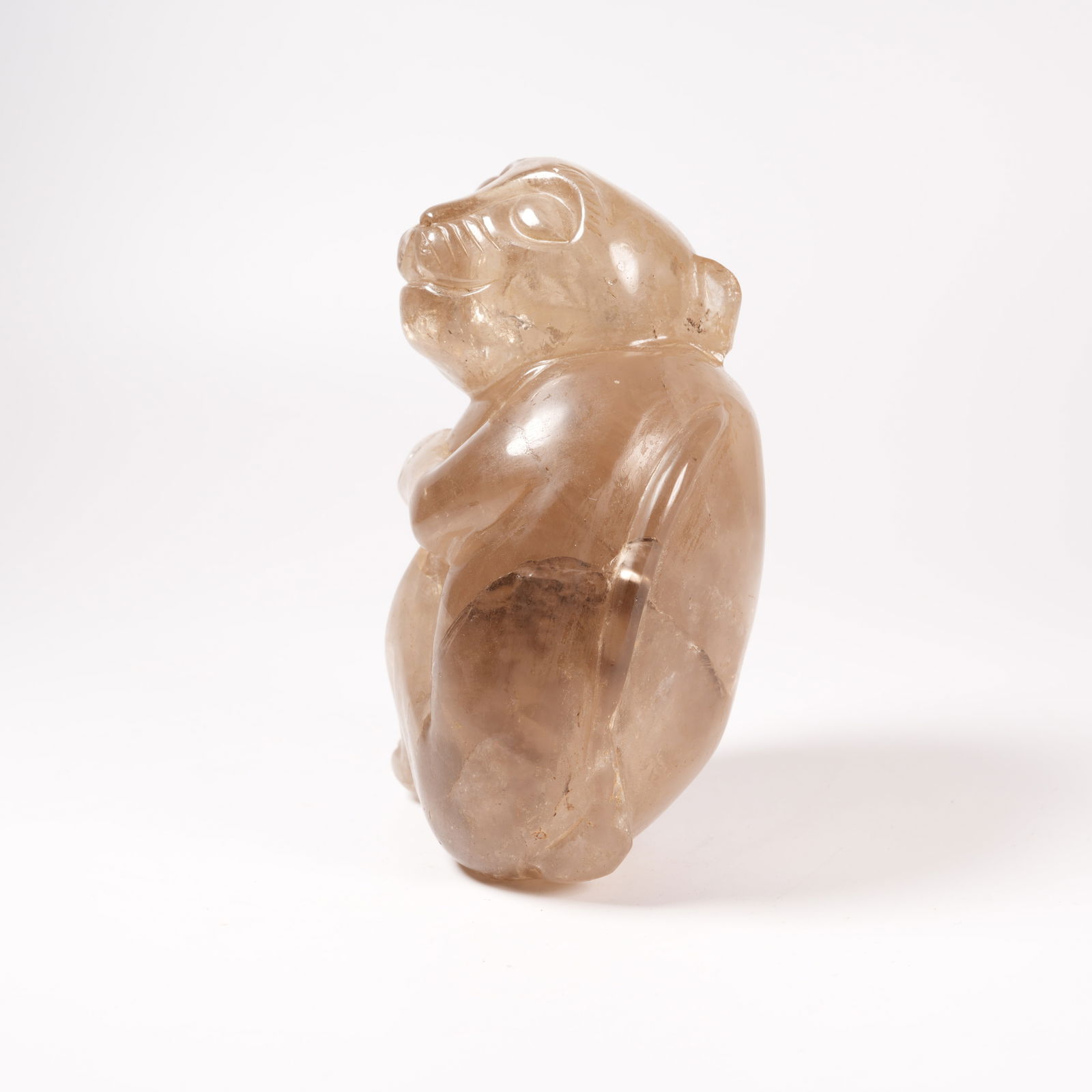 A CRYSTAL MONKEY ORNAMENT - 2