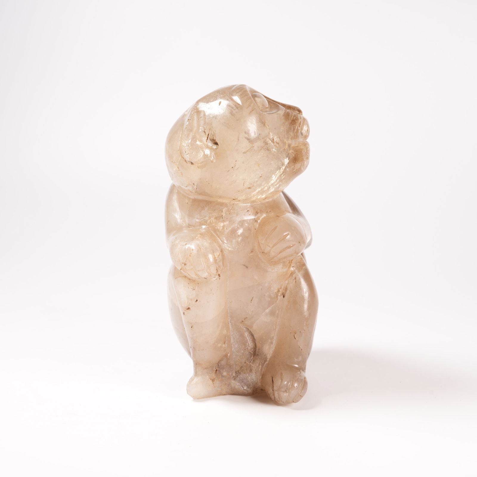 A CRYSTAL MONKEY ORNAMENT - 4