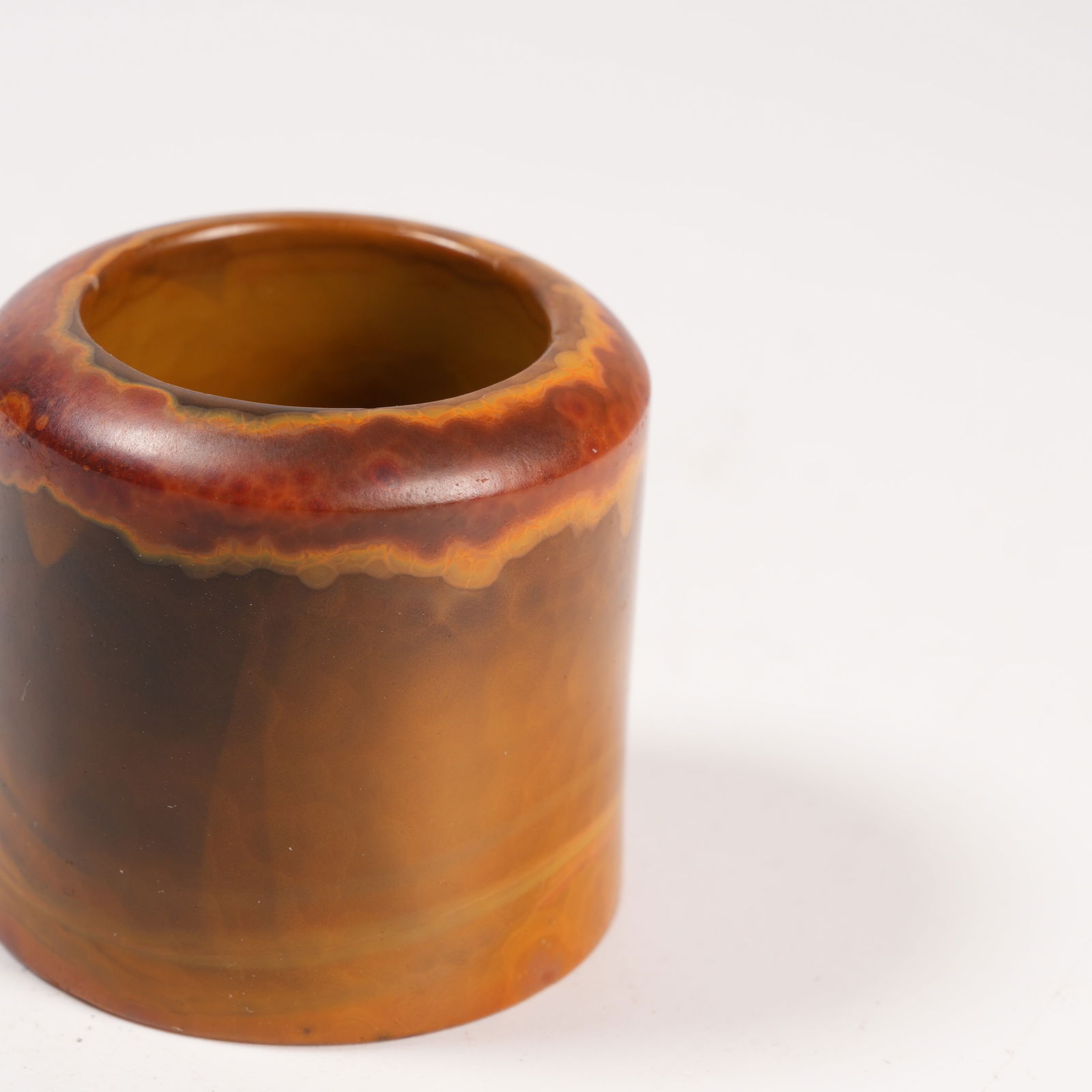 A AGATE THUMB RING - 7