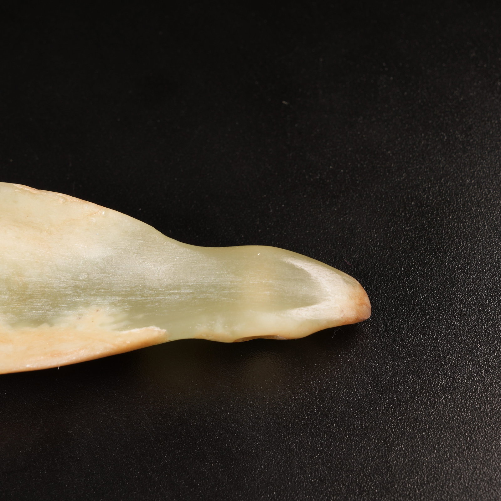 A ARCHAIC JADE SPOON - 6