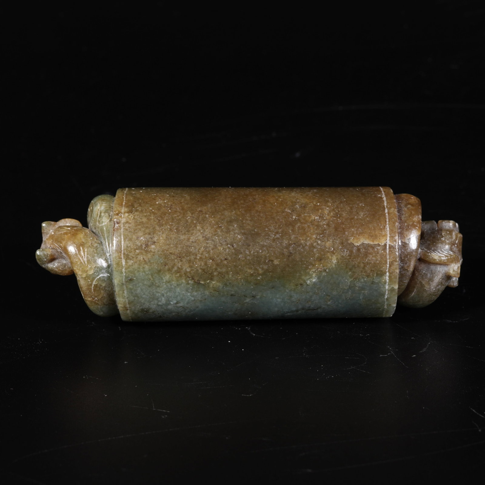 A HETIAN JADE DRAGON-PATTERN PENDANT - 3