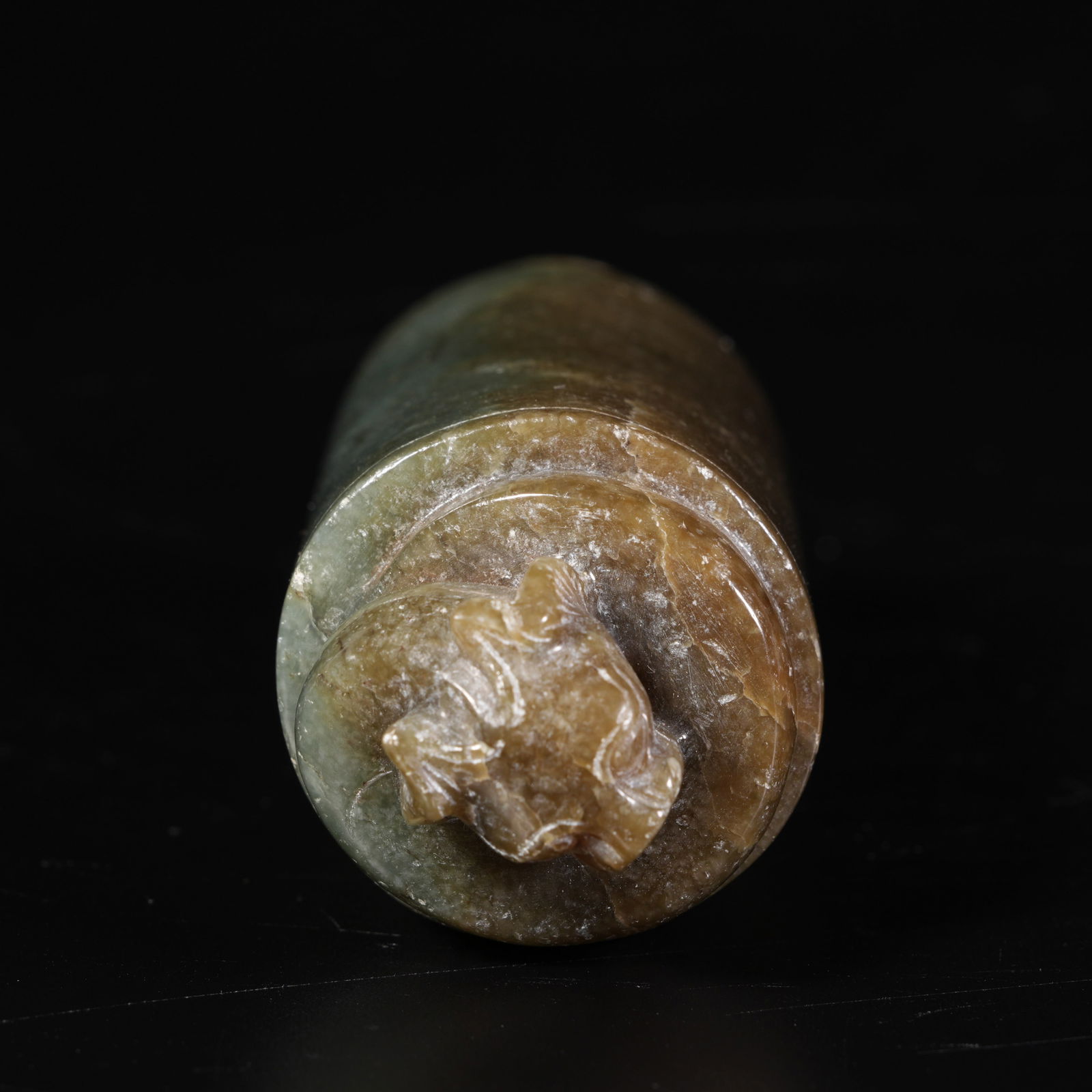 A HETIAN JADE DRAGON-PATTERN PENDANT - 7