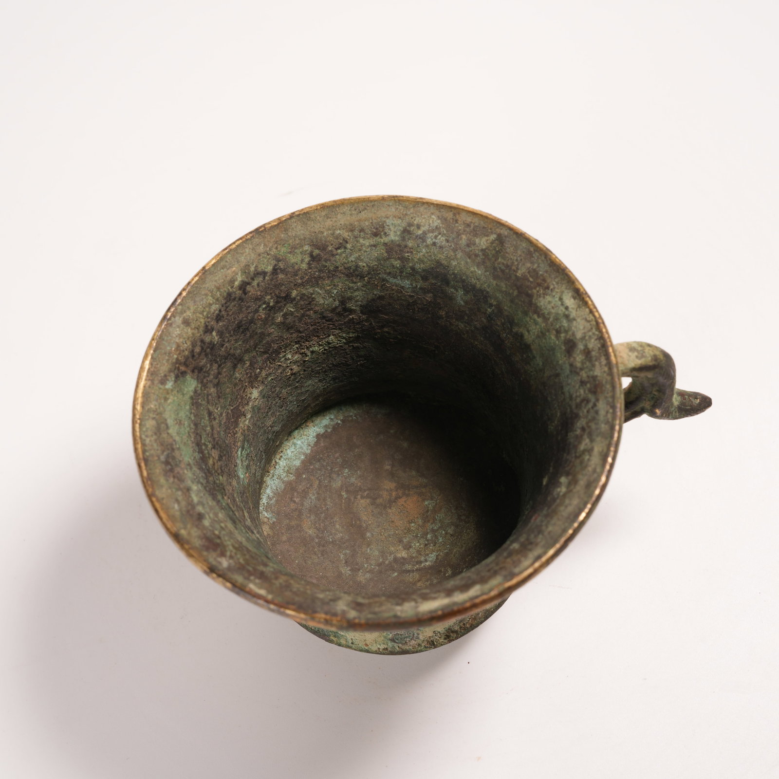 A GILDED SILVER CUP - 8