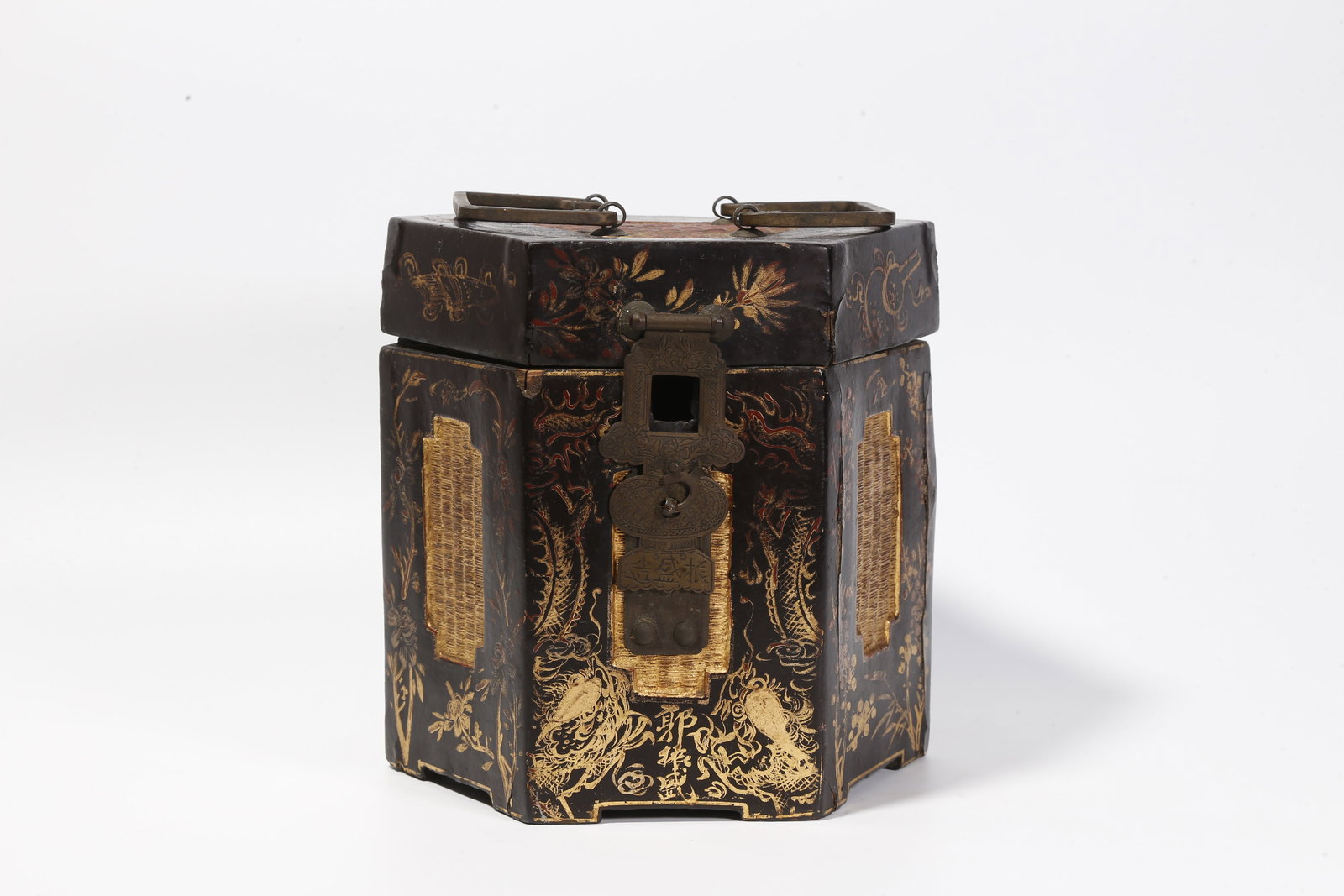 A WOOD COVERED BOX (1 of 9)
