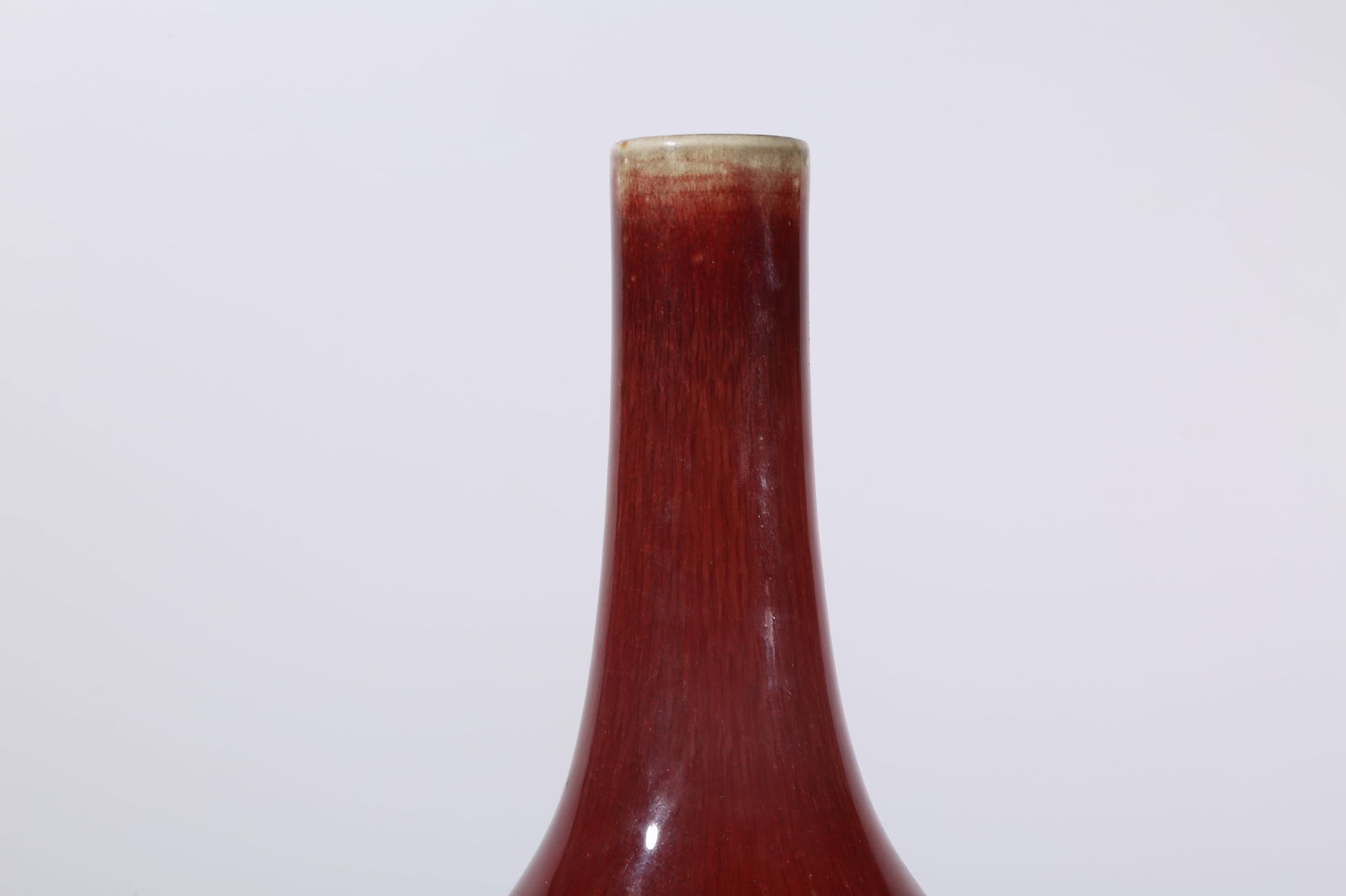 A JUN RED GLAZE DALAN VASE - 2