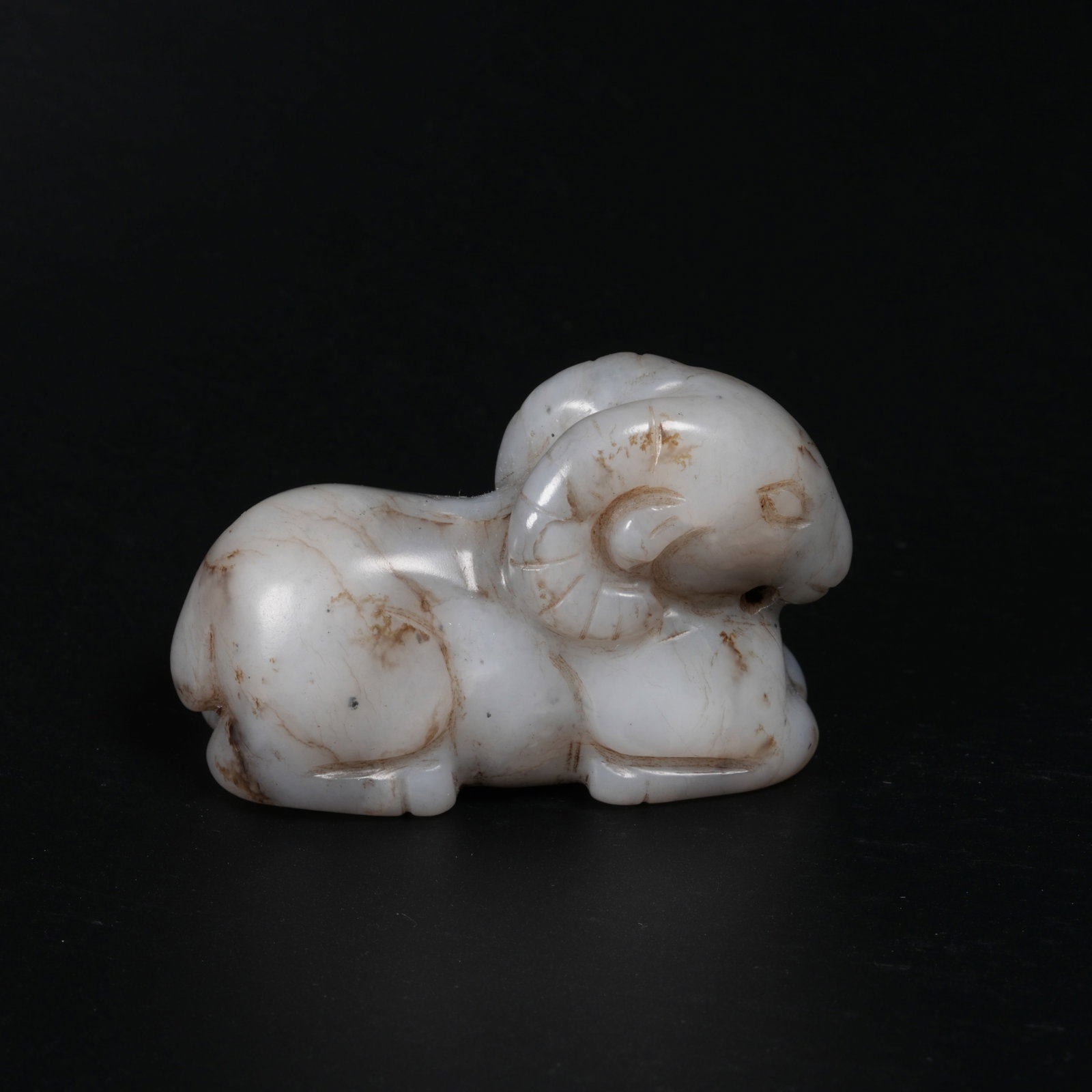 A HETIAN JADE SHEEP PENDANT (1 of 6)