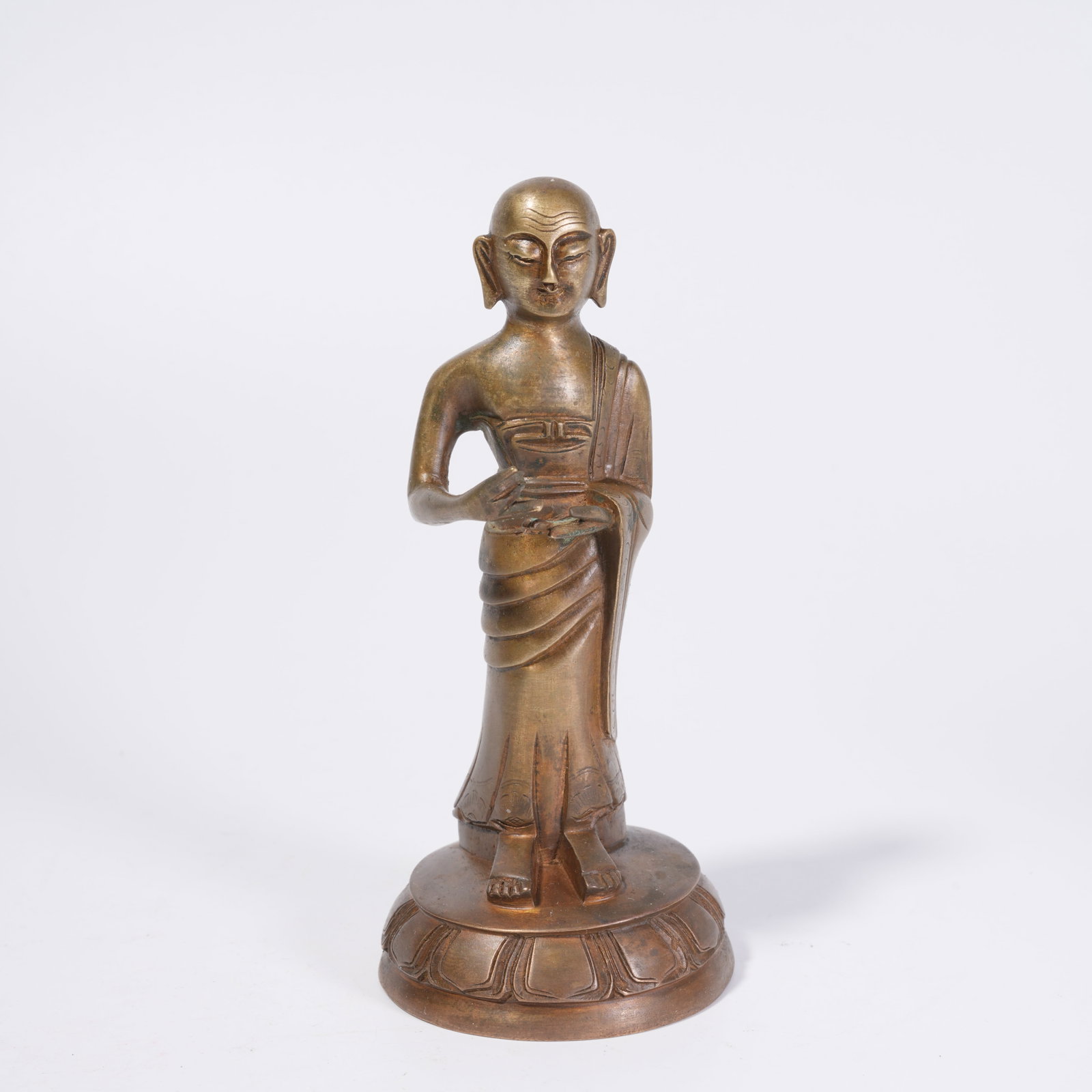 A BRONZE BUDDHA STATUES (PAIR) - 5