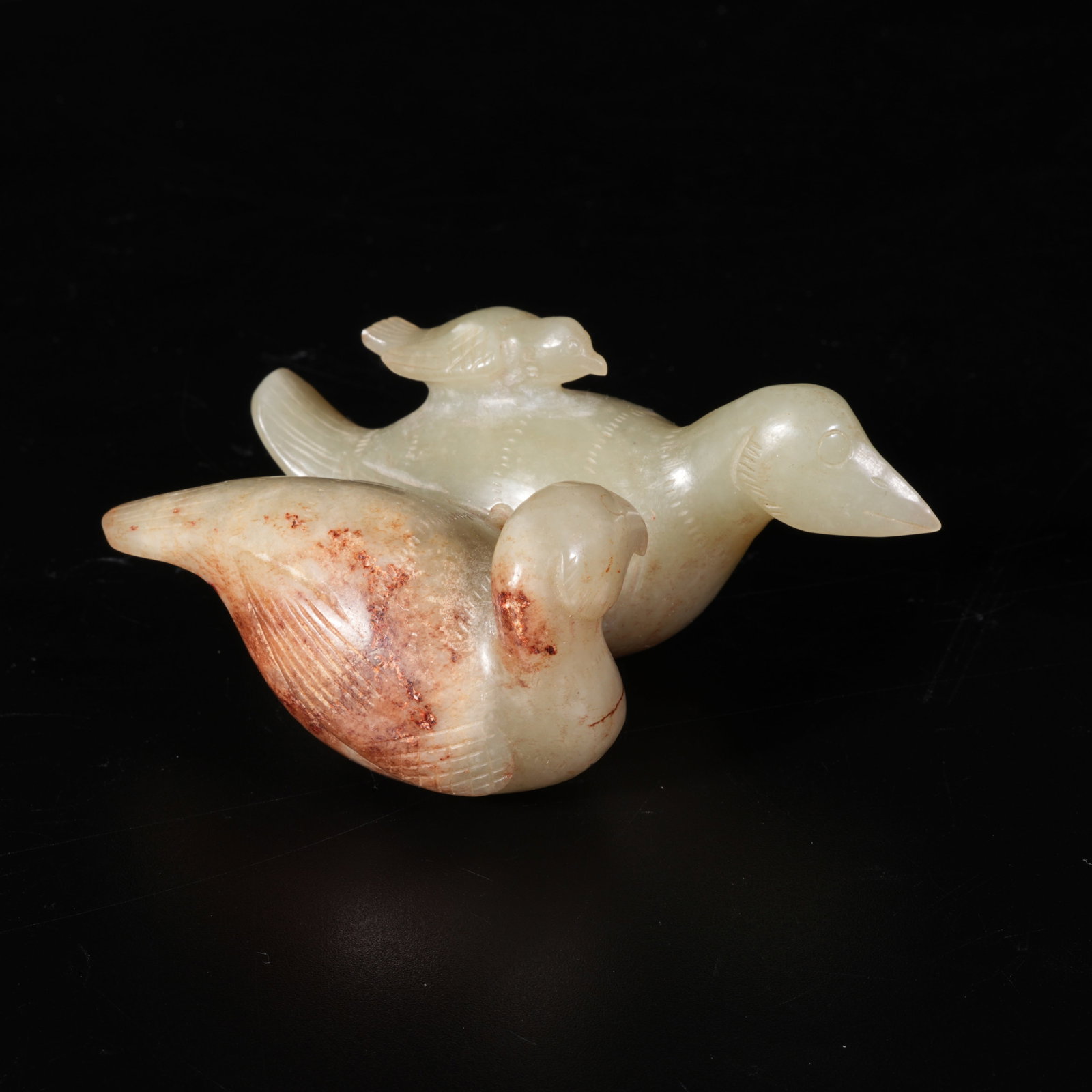 A HETIAN JADE BIRD PENDANT: Hetian Jade Bird Pendant
