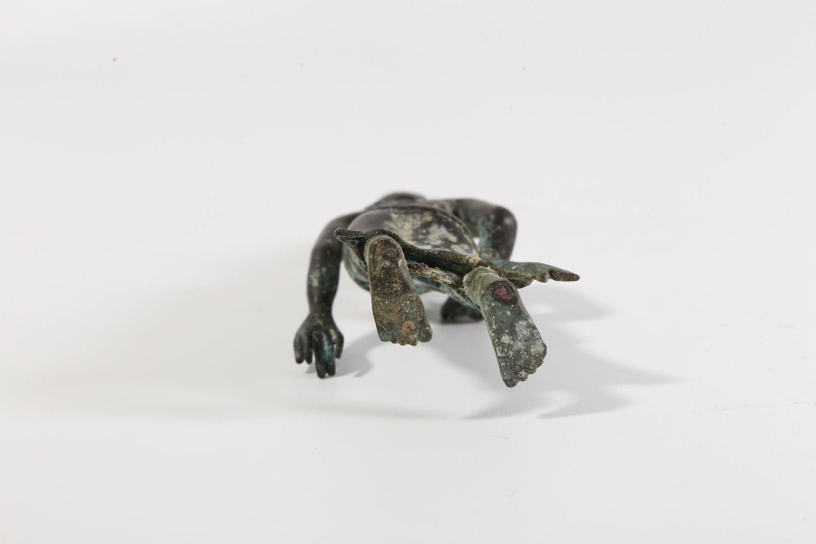 A BRONZE BUDDHA STATUE - 9