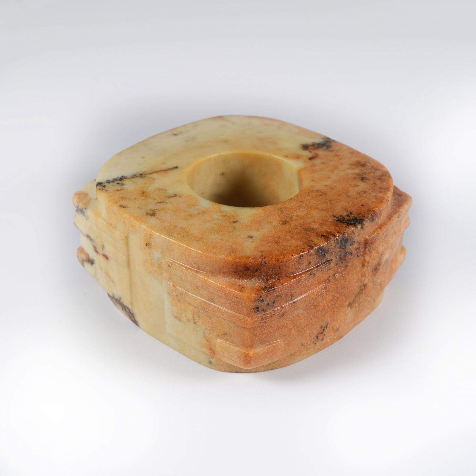 A ANCIENT JADE CONG: Ancient jade cong