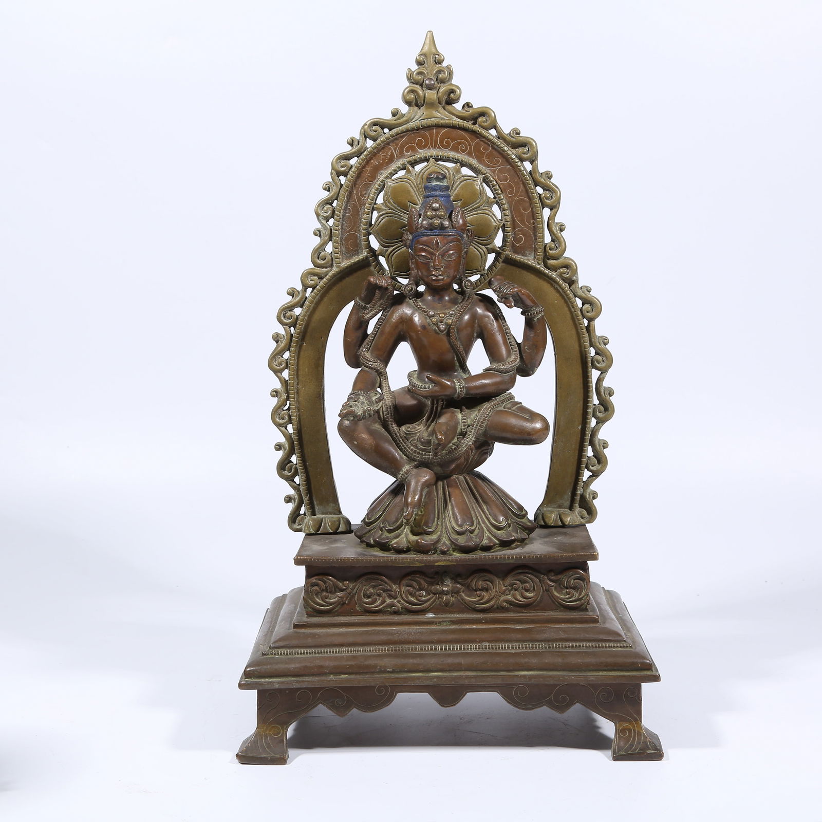 A ALLOY BRONZE TARA STATUE: Alloy Bronze Tara Statue