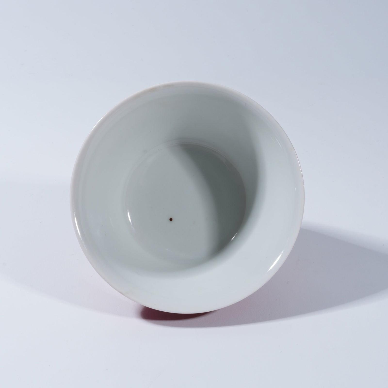A RUBY-RED GLAZED SMALL BOWL - 5