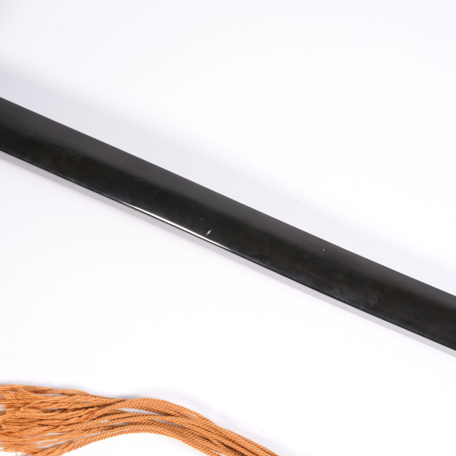 A LARGE LACQUER RUYI SCEPTER - 3