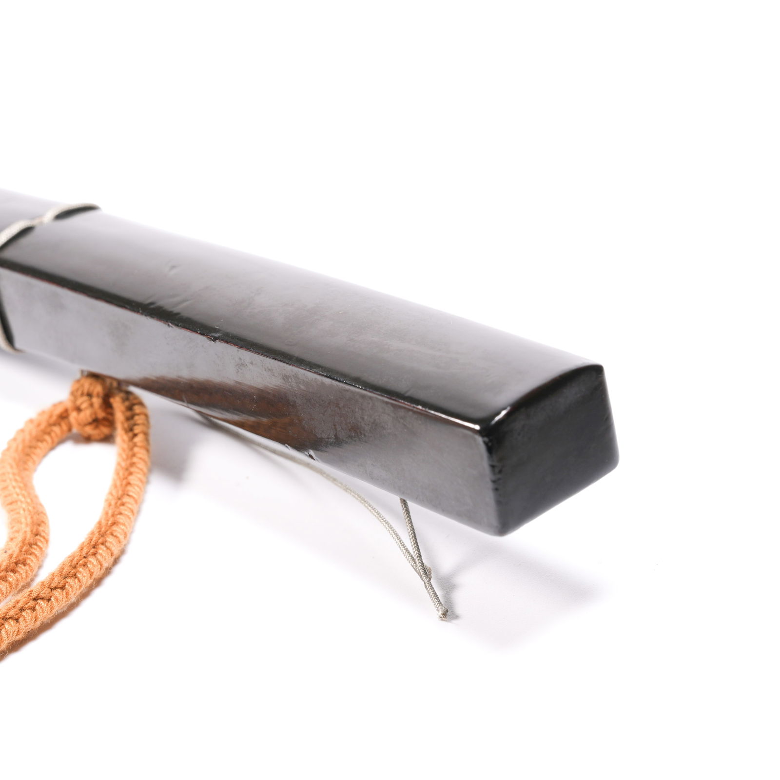 A LARGE LACQUER RUYI SCEPTER - 6