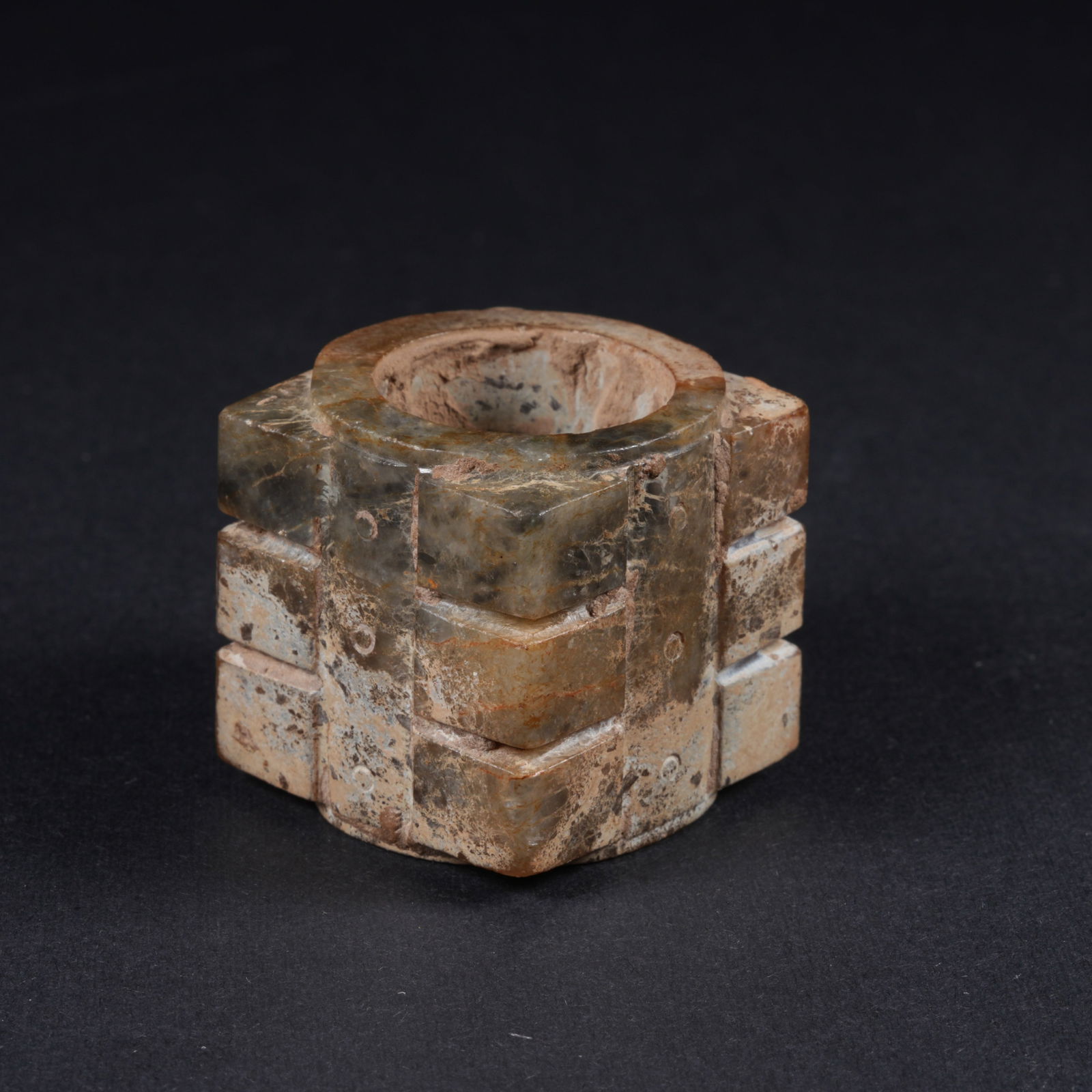 A ANCIENT JADE CONG: Ancient jade cong