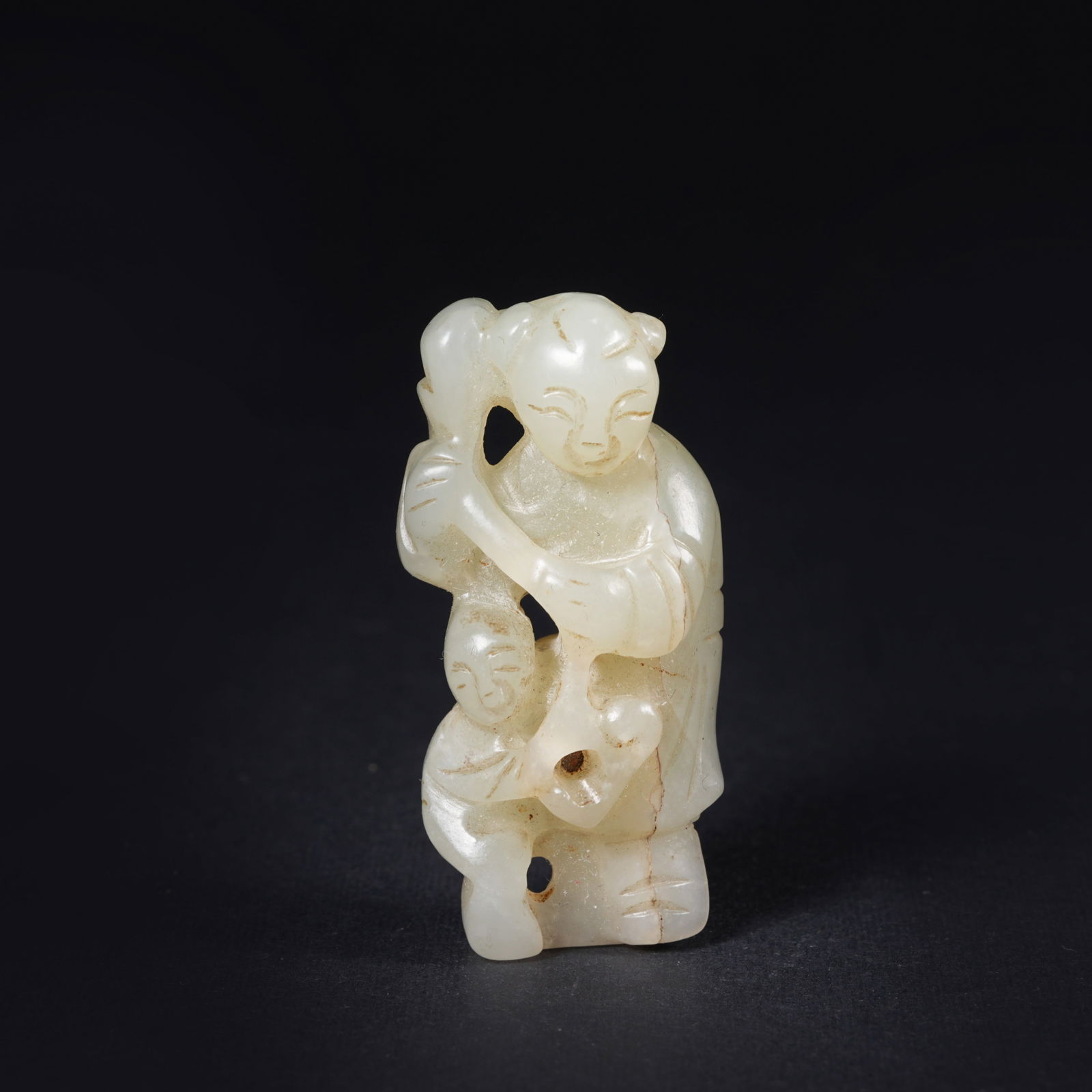 A HETIAN JADE FIGURE PENDANT (1 of 5)