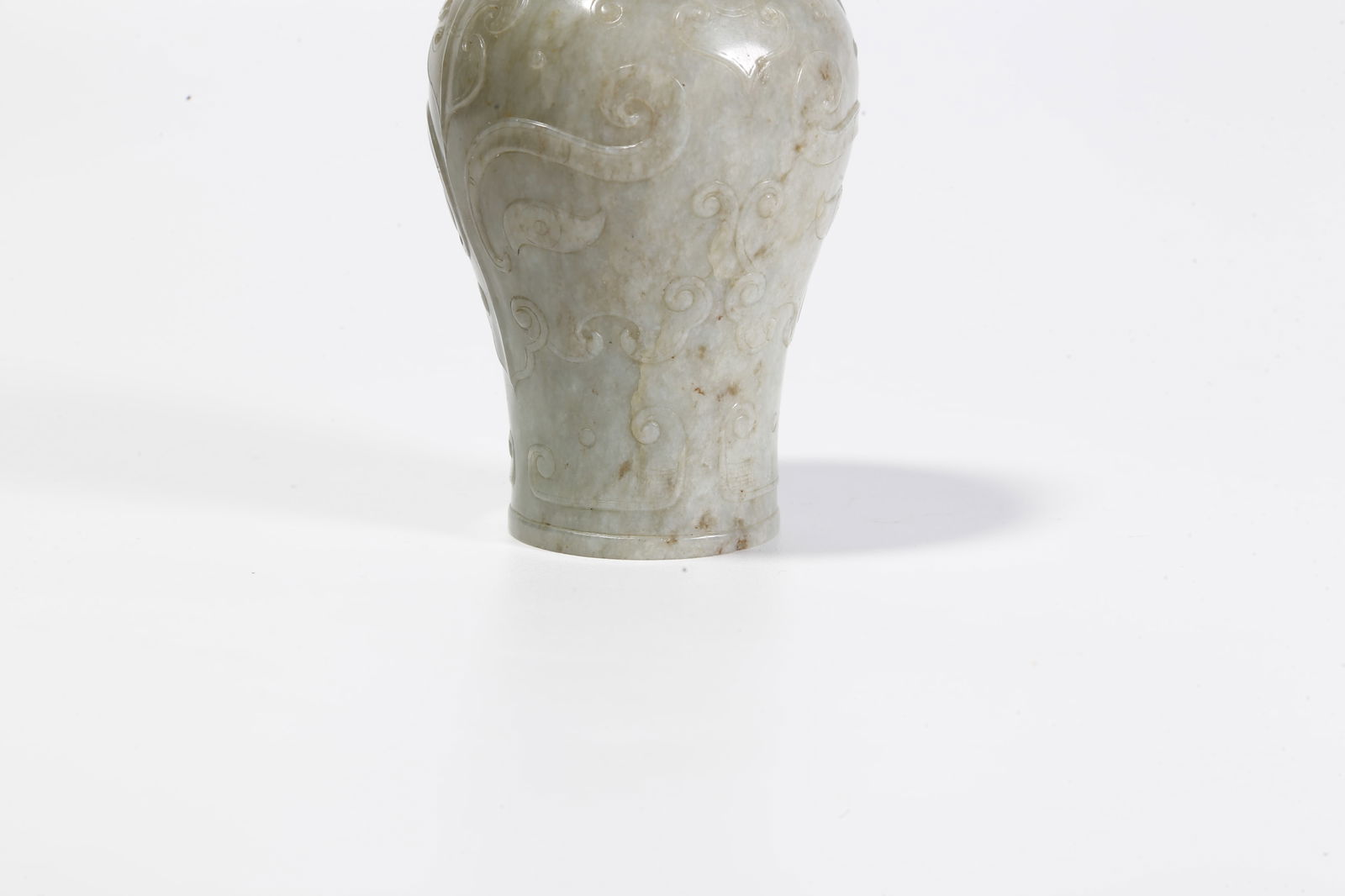 A HETIAN JADE BEAST-FACE PATTERNED VASE - 7