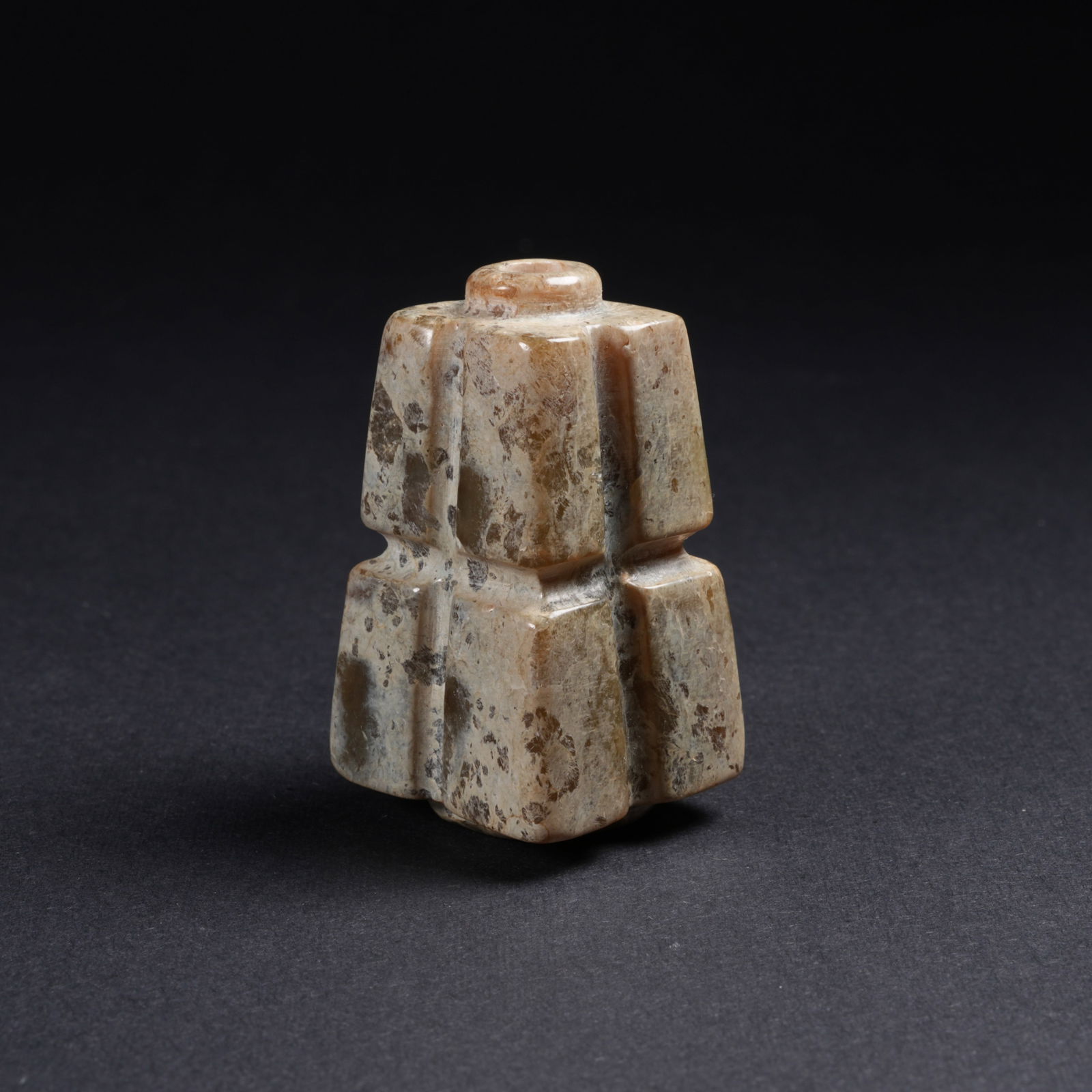 A ANCIENT JADE CONG: Ancient jade cong