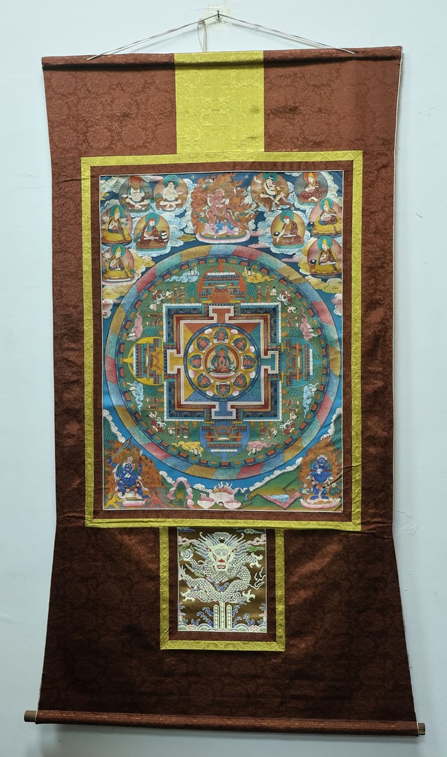 A THANGKA OF MANDALA (1 of 9)