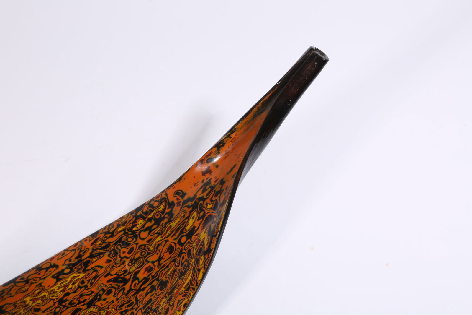 A PINEAPPLE LACQUER TEA SCOOP - 2