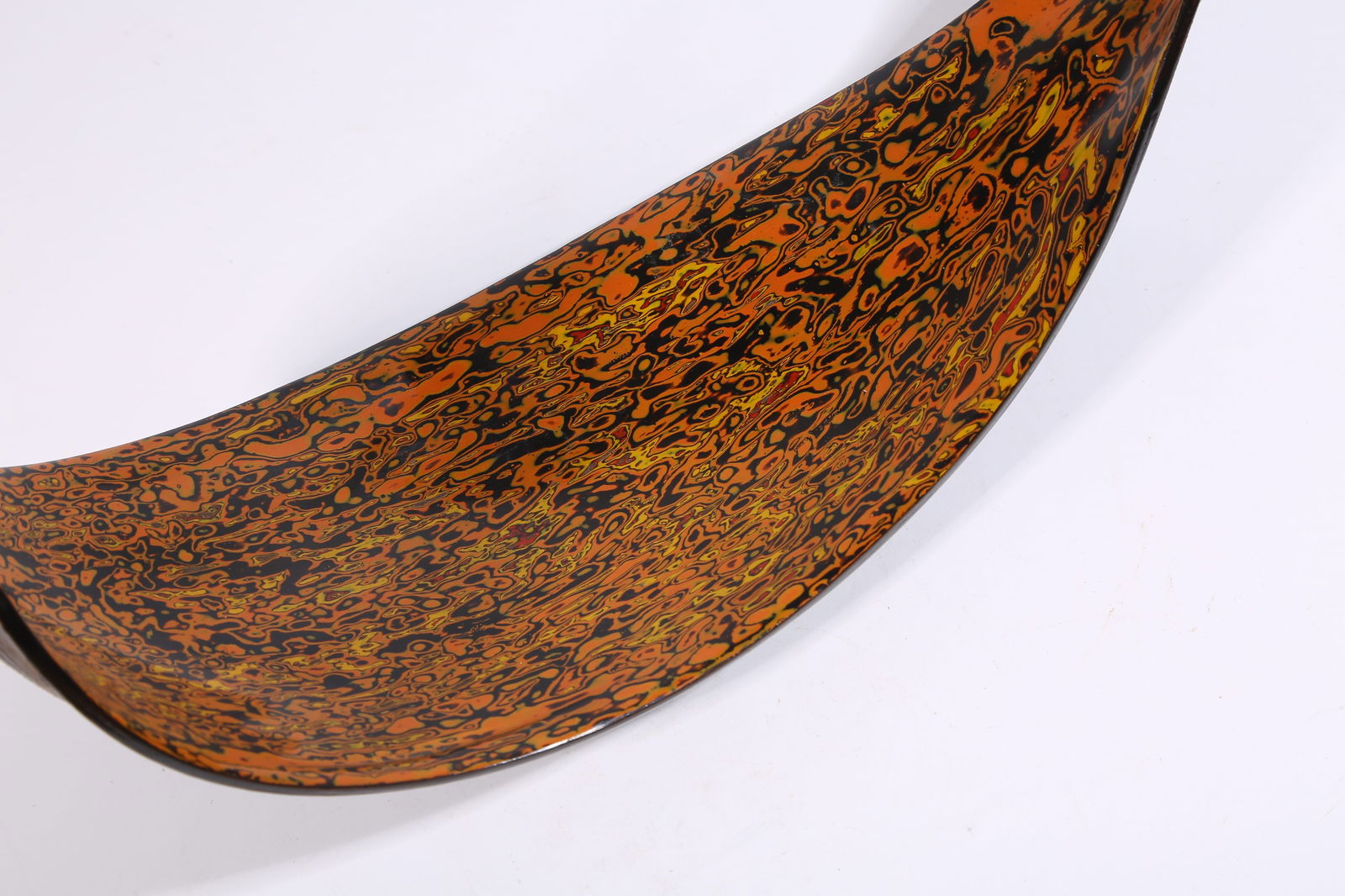 A PINEAPPLE LACQUER TEA SCOOP - 3