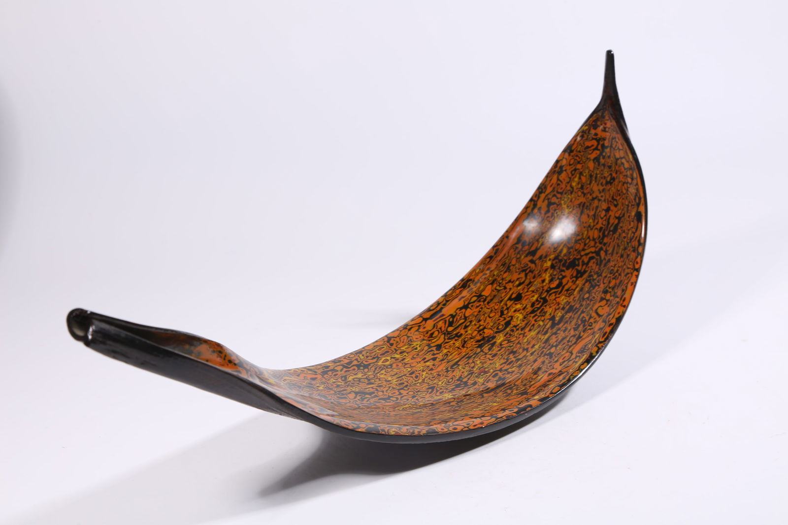 A PINEAPPLE LACQUER TEA SCOOP - 8