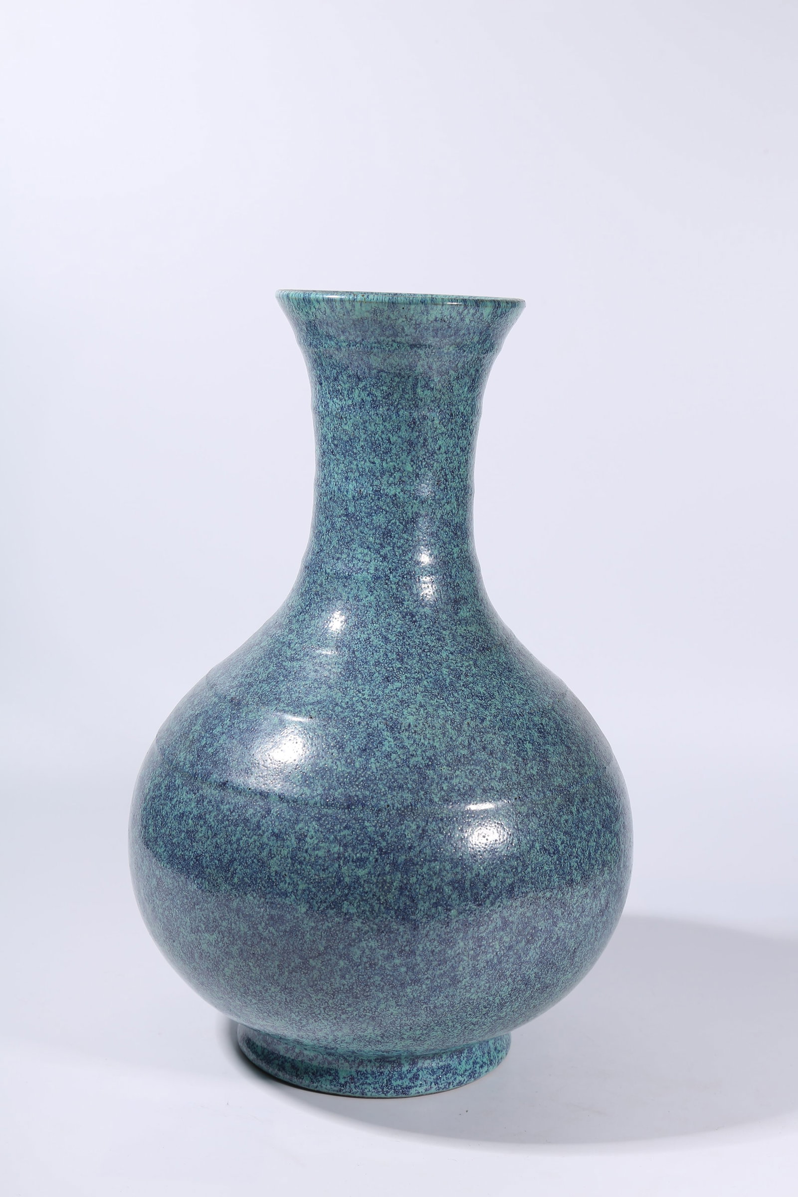 A LUJUN-GLAZED STRING-PATTERNED APPRECIATION VASE - 5