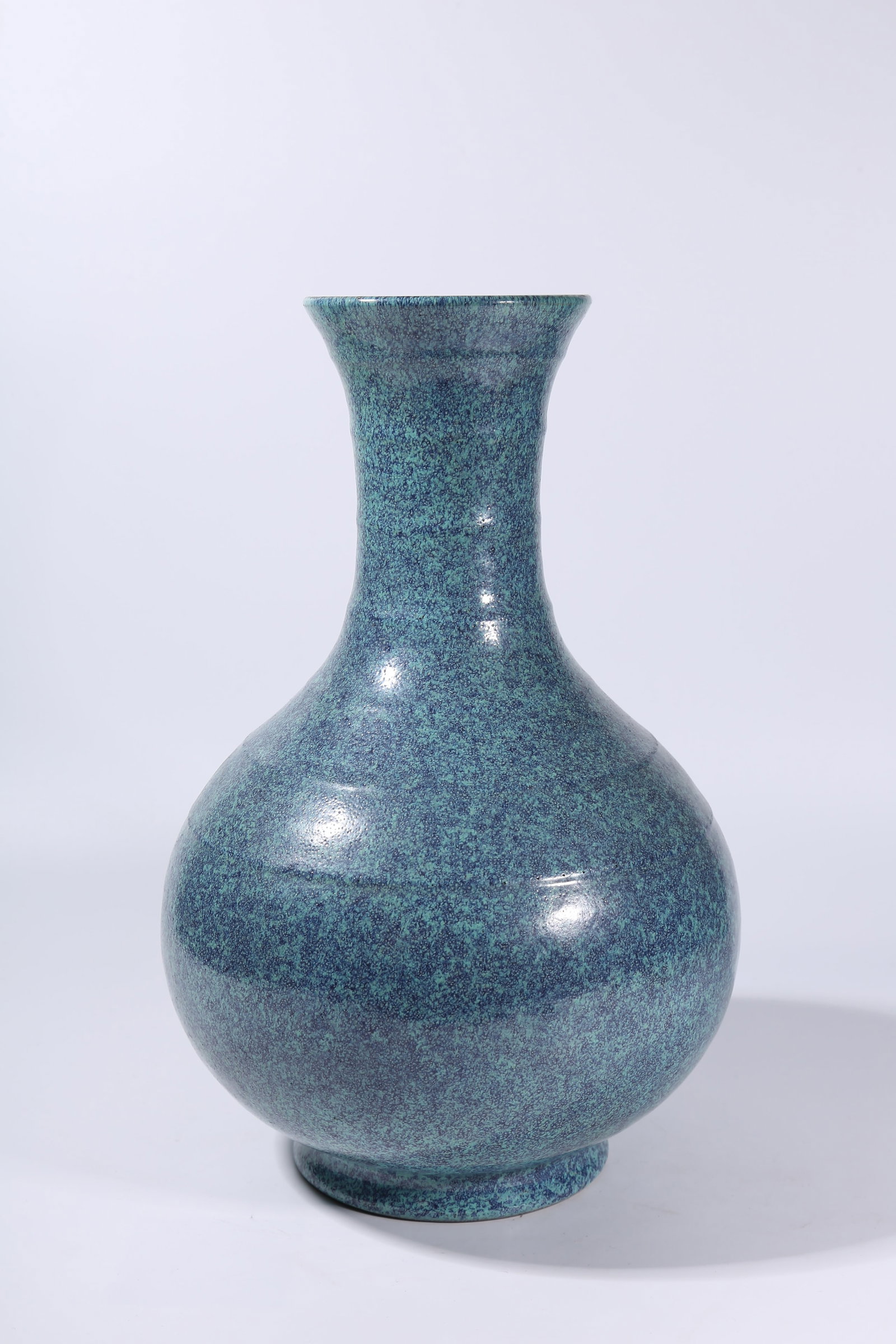 A LUJUN-GLAZED STRING-PATTERNED APPRECIATION VASE - 7