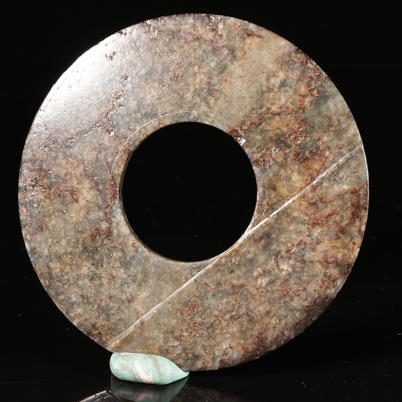 A ANCIENT JADE BI DISK - 8