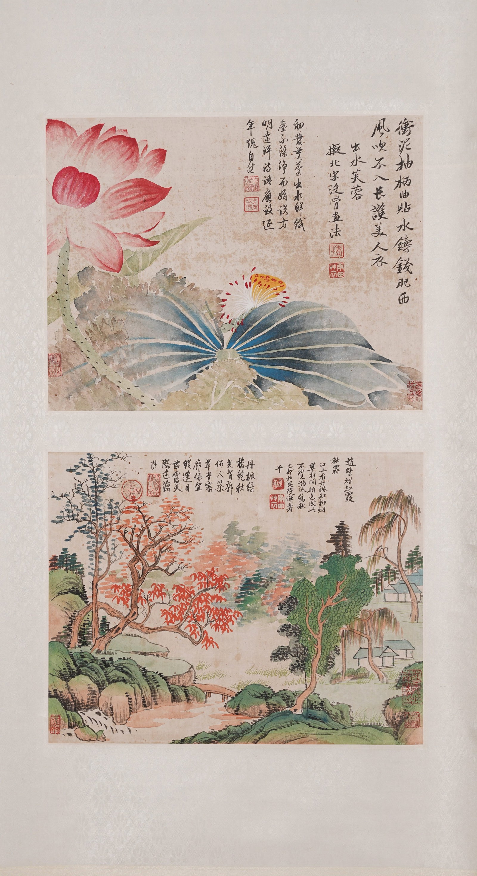 A LANDSCAPE PAINTING ON PAPER BY YUN SHOUPING.惲壽平 (1 of 11)
