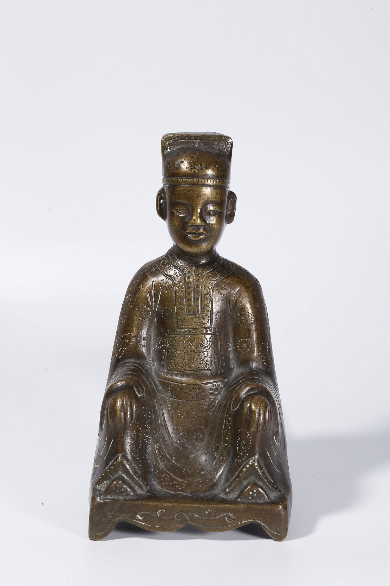 A BRONZE FIGURE (1 of 8)