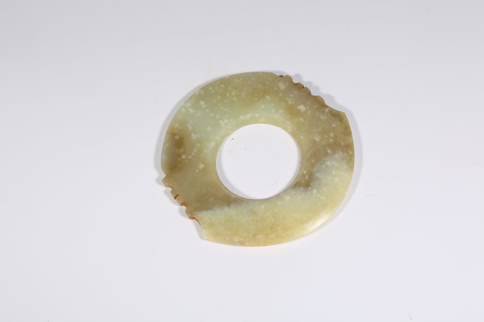 A ANCIENT JADE QI (RITUAL OBJECT) (1 of 8)