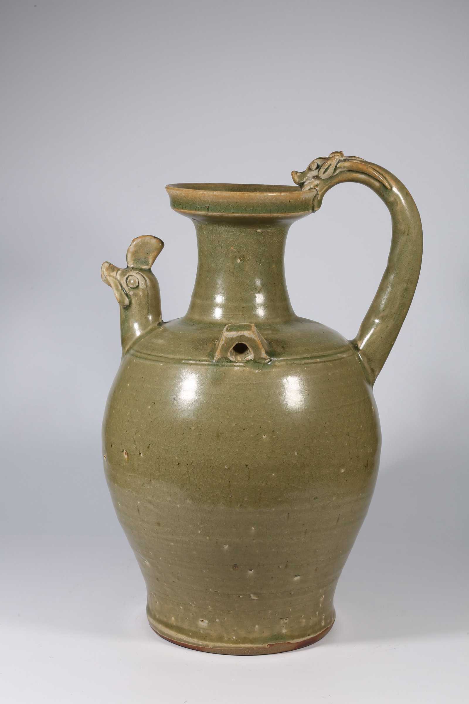 A YUE KILN PHOENIX-HEAD EWER (1 of 10)
