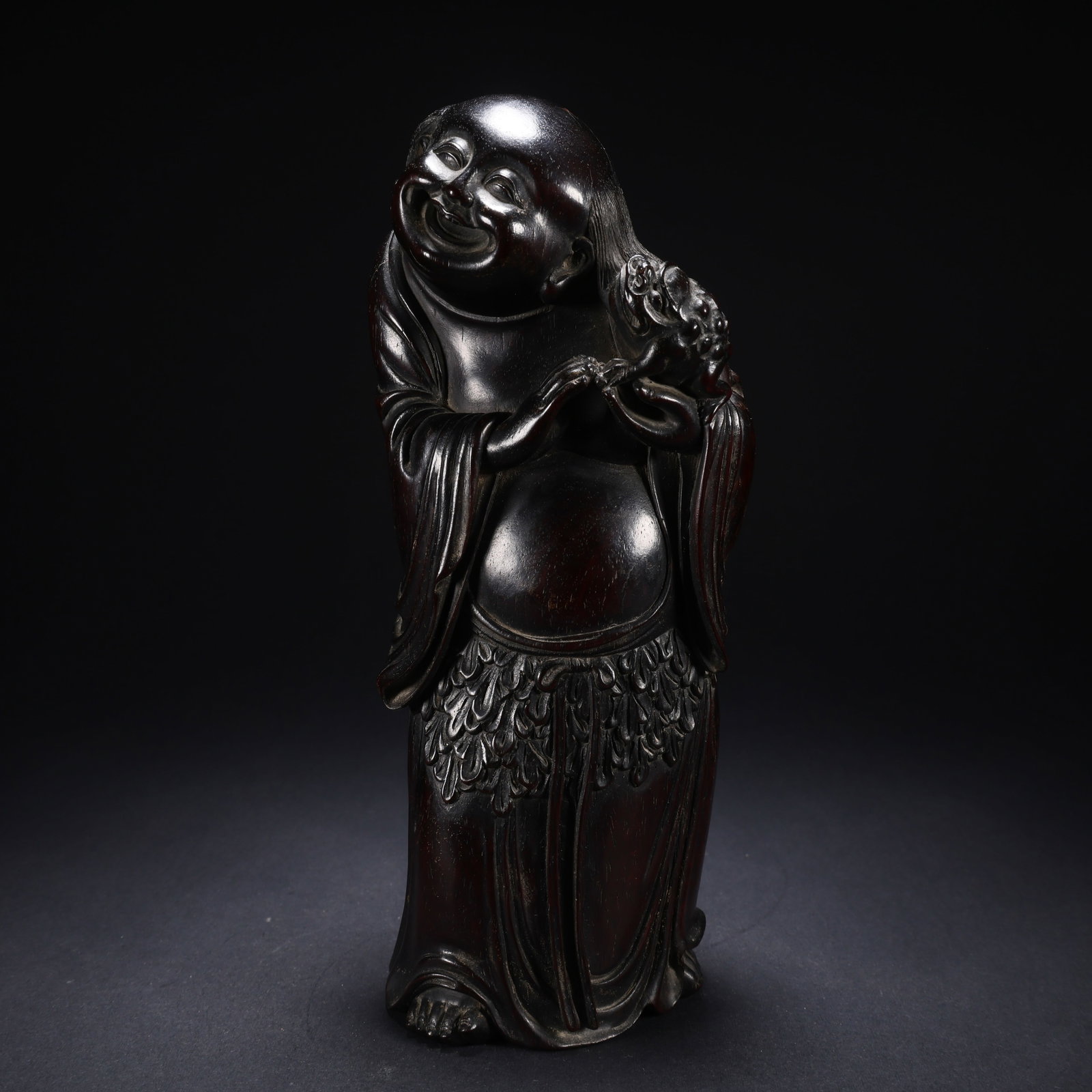 A ZITAN WOOD LIU HAI PLAYING WITH GOLDEN TOAD (1 of 9)