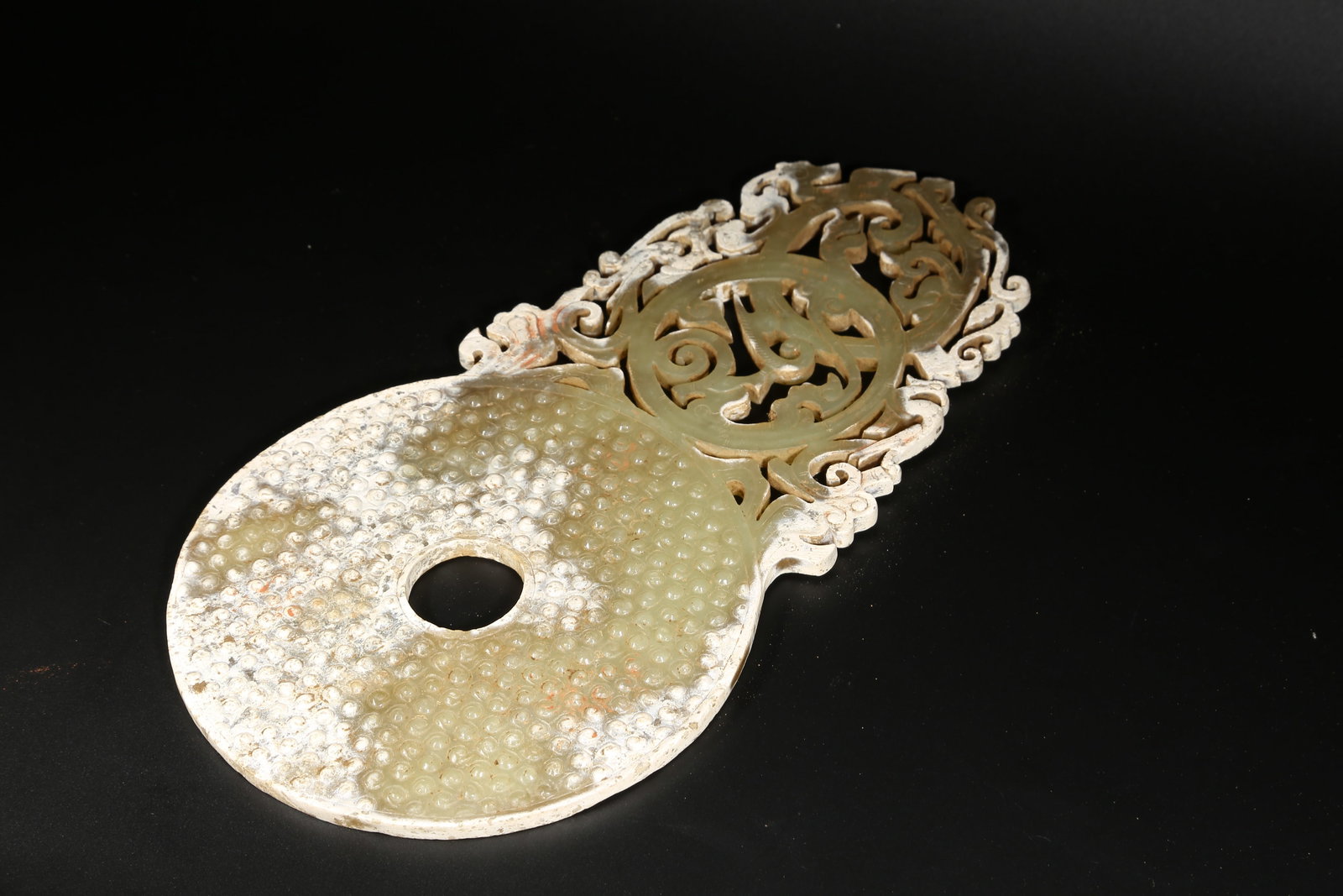 A ANCIENT JADE EXPANDED-EDGE BI DISK - 5