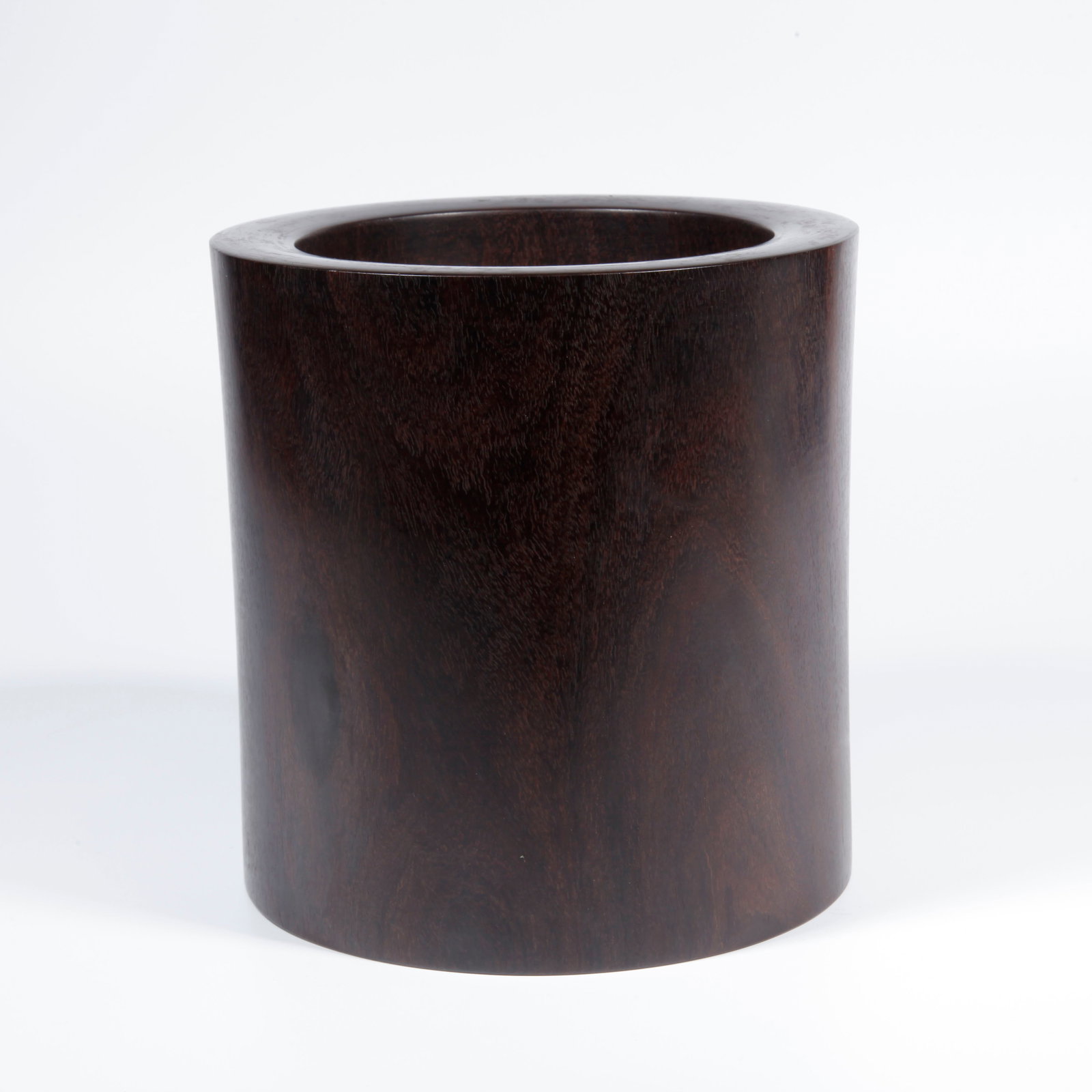 A ZITAN WOOD CARVING BRUSH HOLDER (1 of 9)