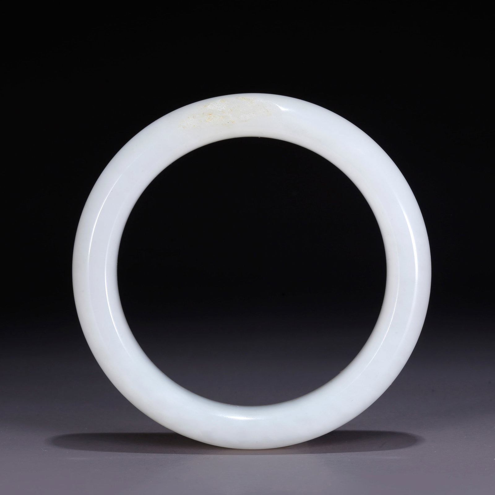 A HETIAN JADE CARVED BANGLE (1 of 9)