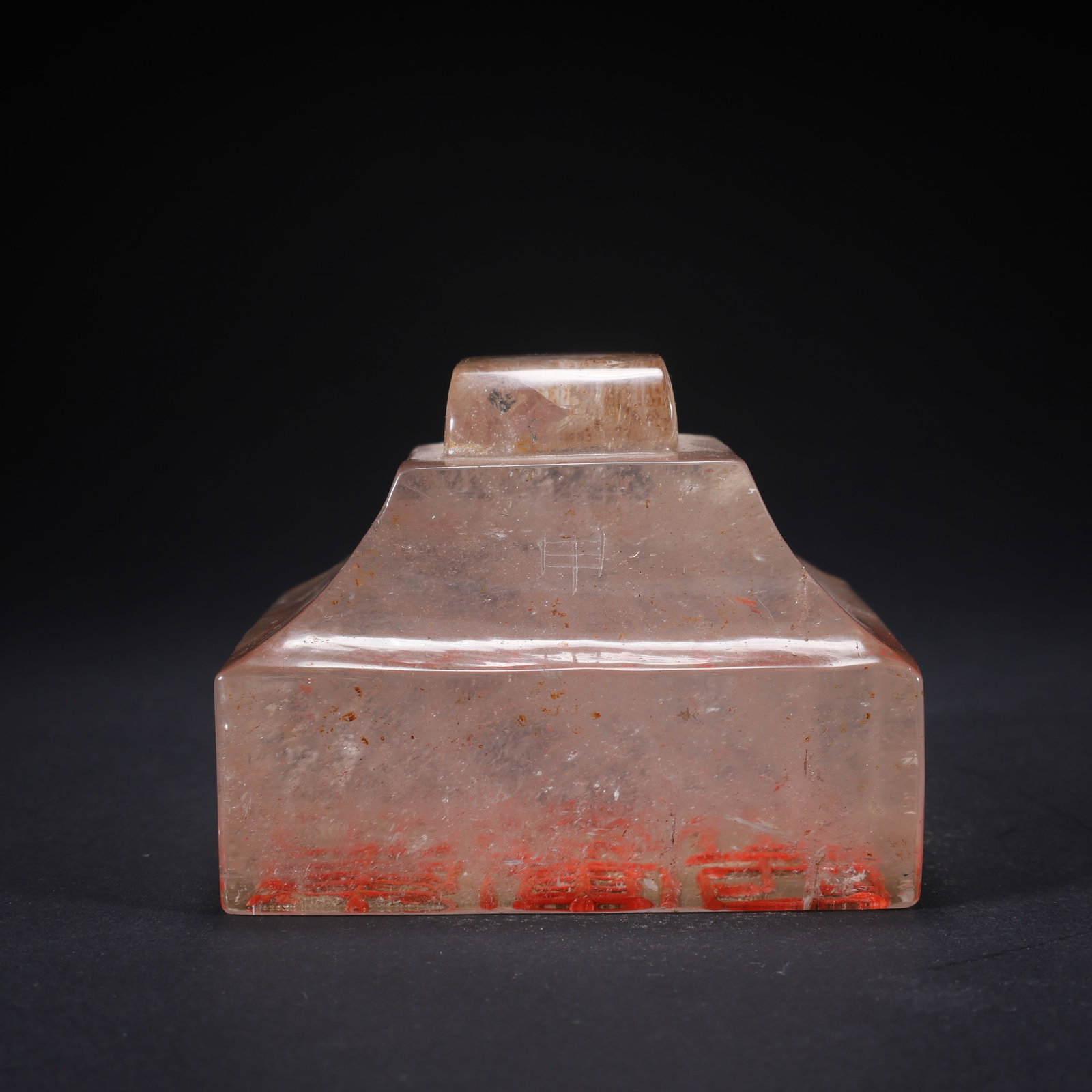 A CRYSTAL SQUARE SEAL - 5