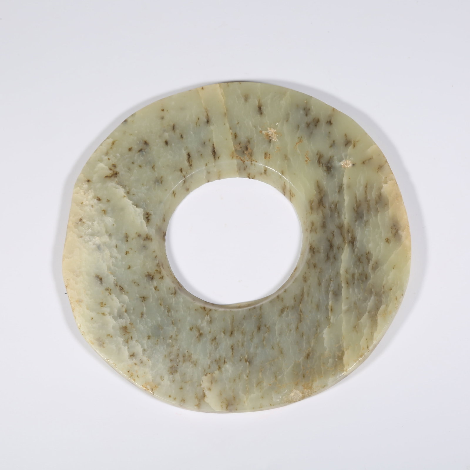 A ANCIENT JADE QI (RITUAL OBJECT) (1 of 8)