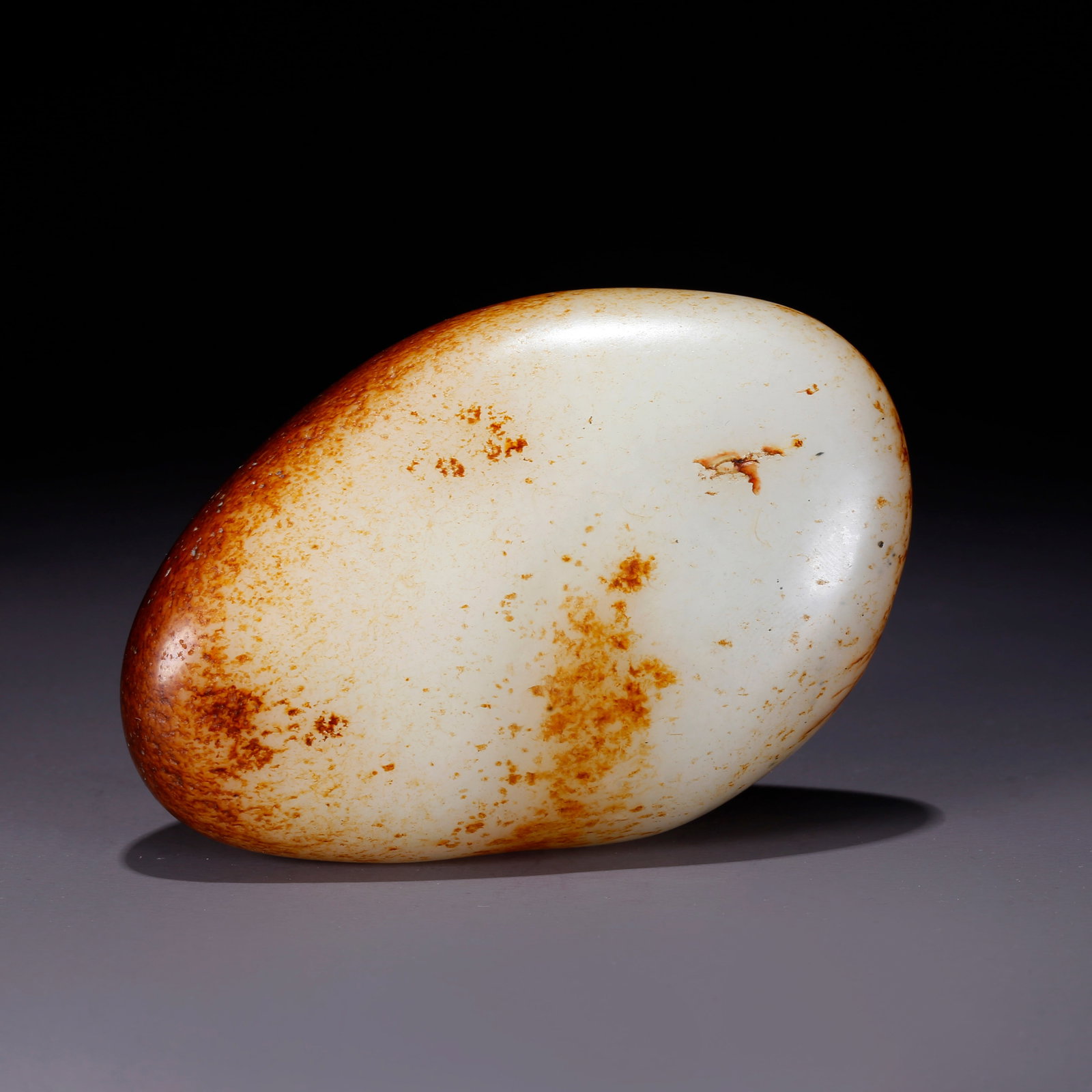 A HETIAN JADE RAW STONE SEED MATERIAL (1 of 10)