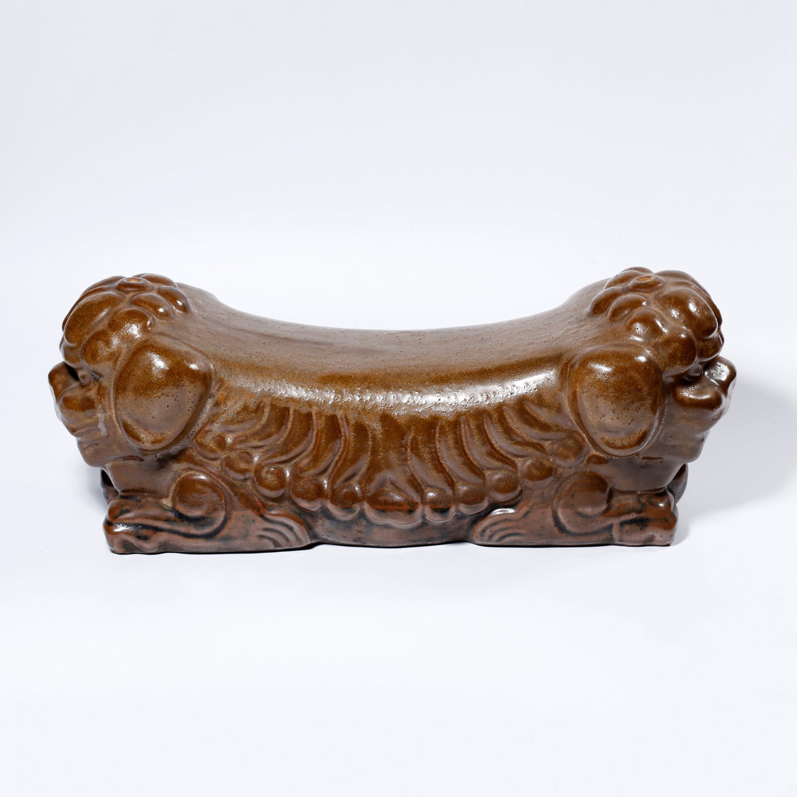 A OLD KILN PORCELAIN PILLOW: Old kiln porcelain pillow